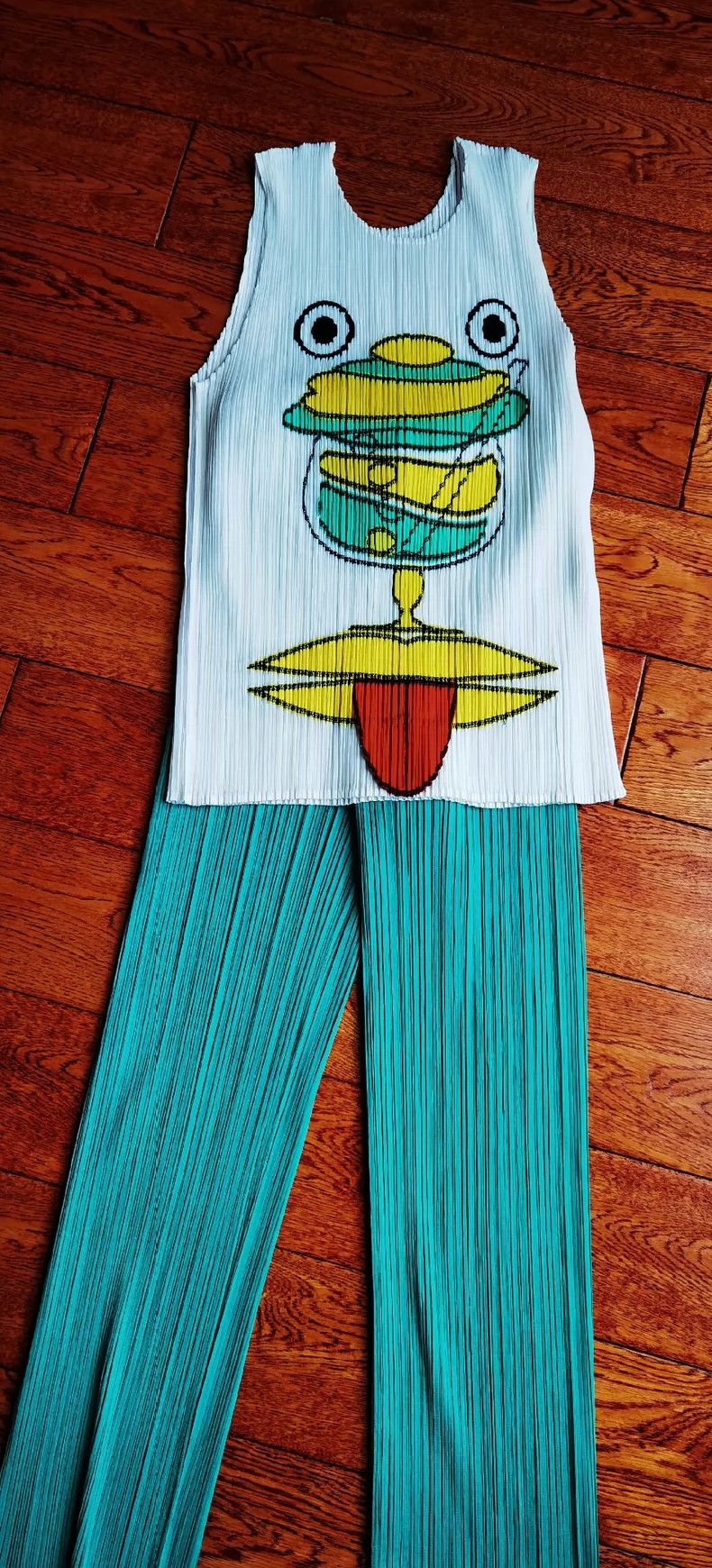 Pleats Please Issey Miyake Issey Miyake Big-toned patchwork vest Size L / US 10 / IT 46 - 1 Thumbnail