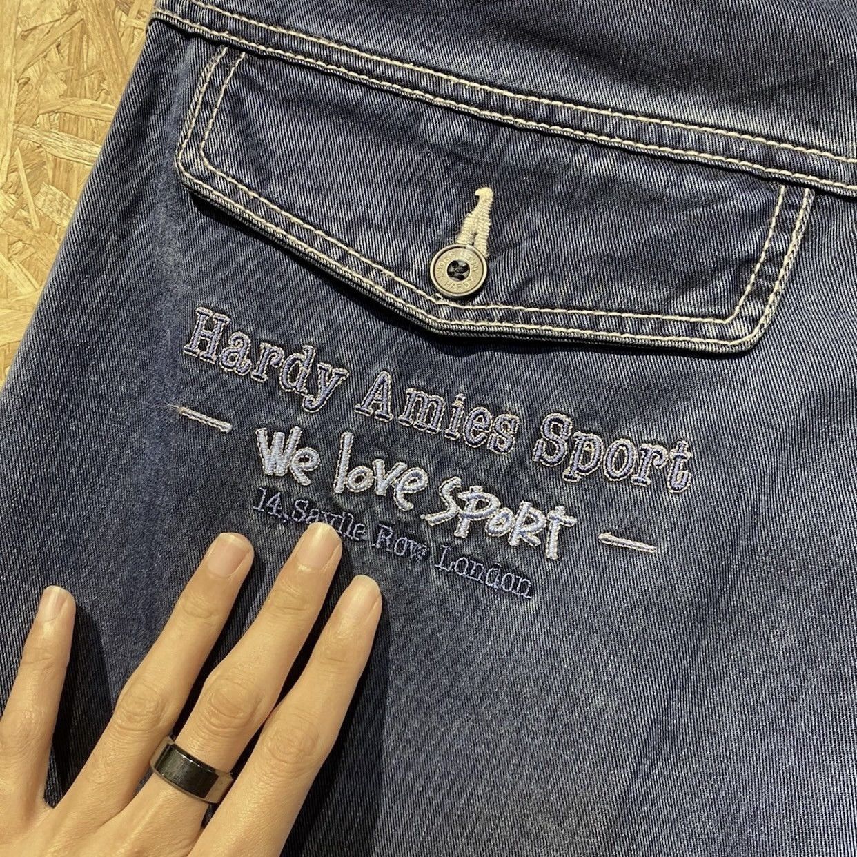 Hardy Amies vintage Hardy Amies Sport jeans with embroidered details. Size US 32 / EU 48 - 9 Thumbnail