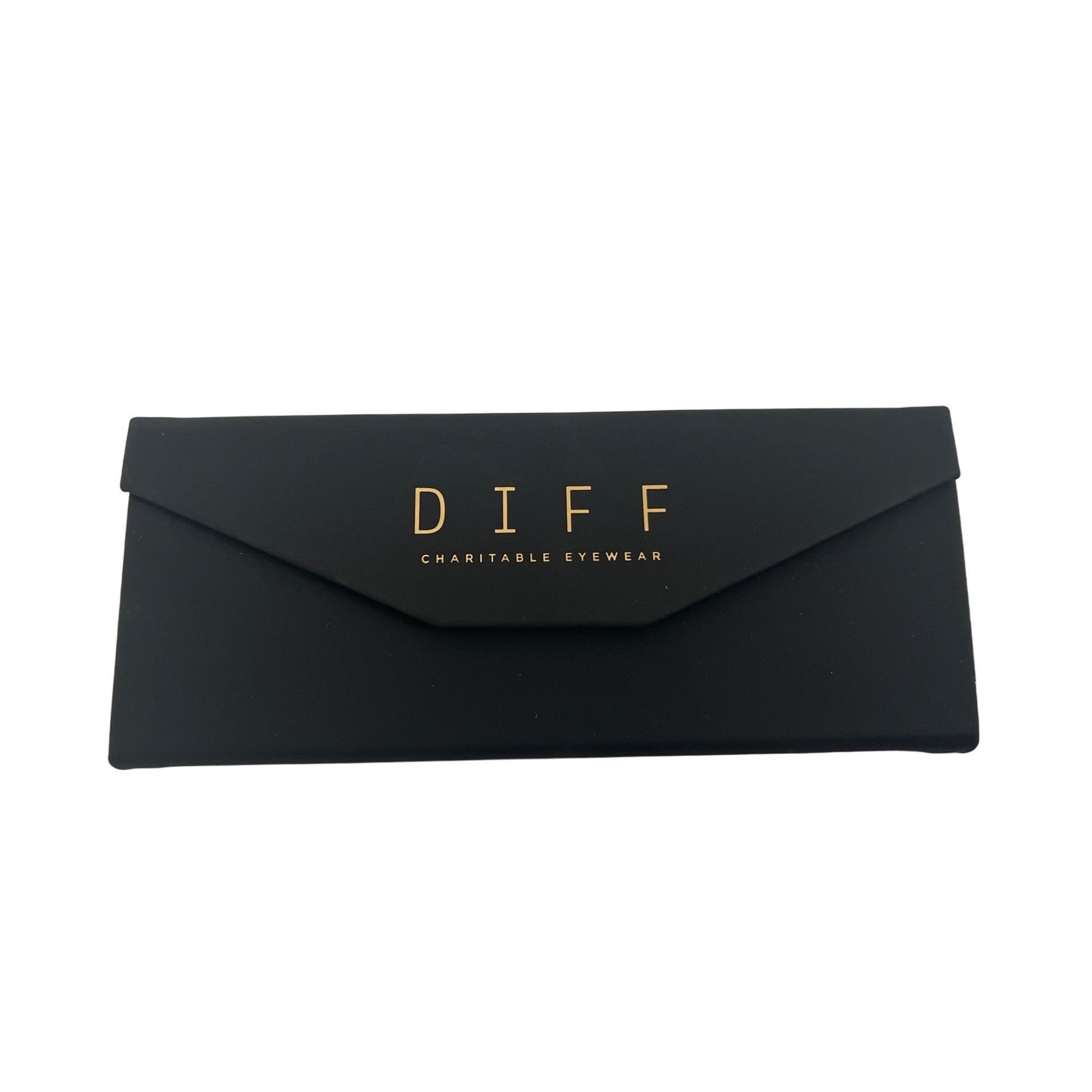 Other Diff Black Folding Soft Touch Vegan Leather Eyewear Case Size ONE SIZE - 4 Thumbnail