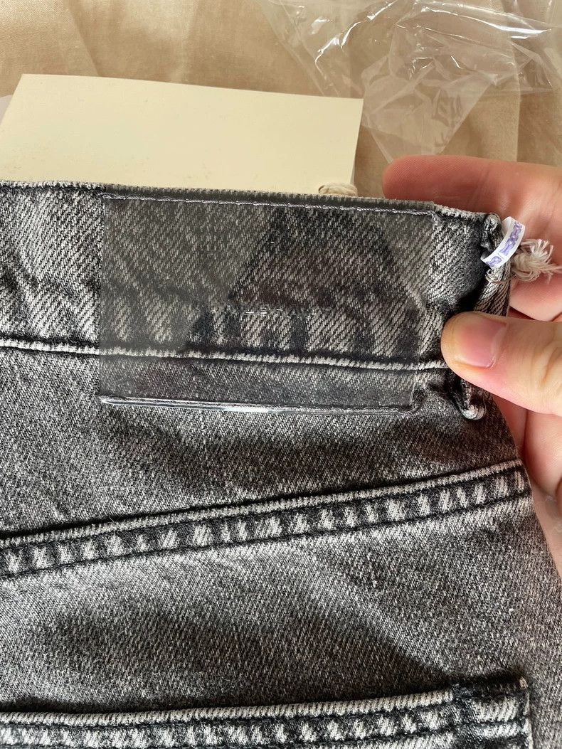 Our Legacy Our Legacy Black and gray patchwork jeans with double ring Size US 32 / EU 48 - 5 Thumbnail