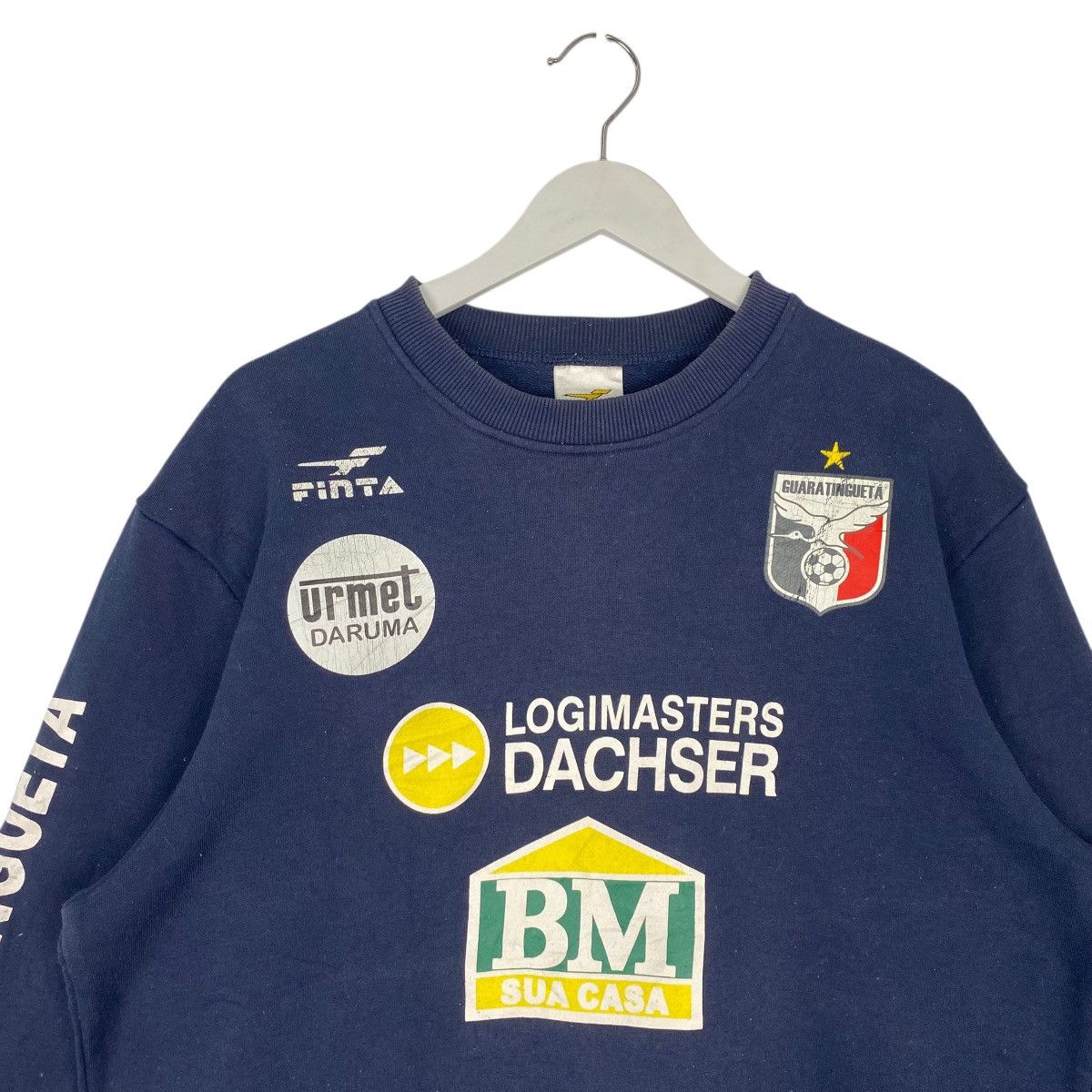 Other Vintage Finta Sweatshirt Crewneck Navy Blue Big Logo Size US M / EU 48-50 / 2 - 5 Thumbnail