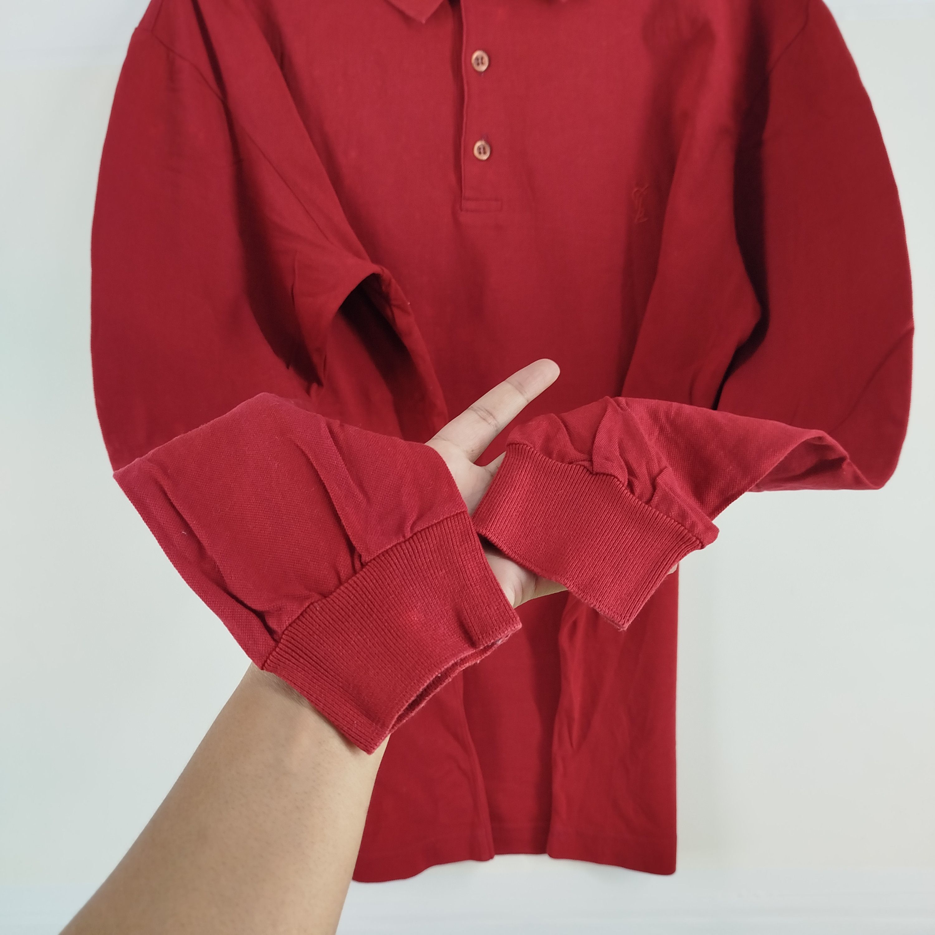 Yves Saint Laurent Yves Saint Laurent Made In Italy Embroidery Small Logo Size US M / EU 48-50 / 2 - 5 Thumbnail