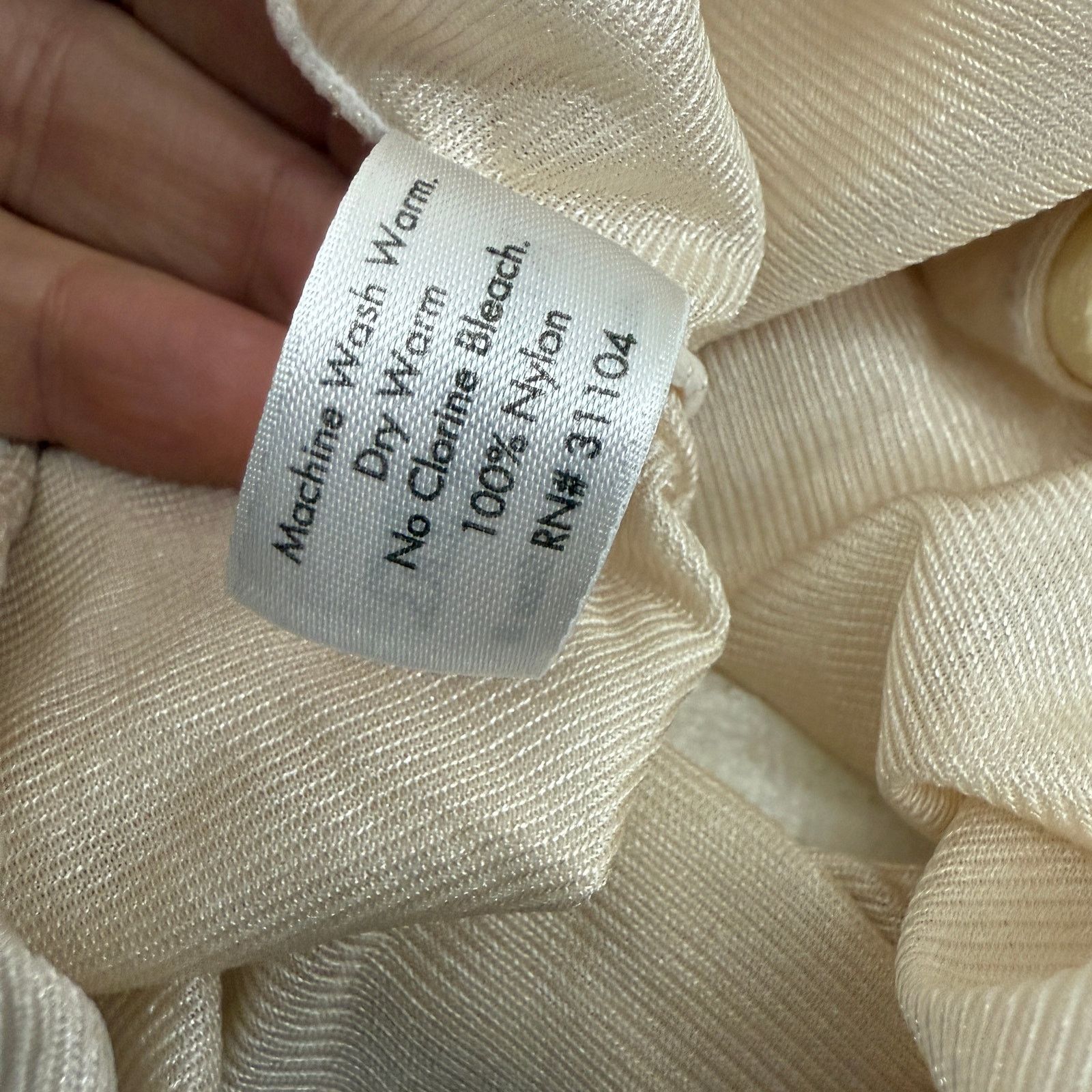 Vintage Vintage Kim Rogers Shiny Smooth Nylon Beige Panty Panties Size ONE SIZE - 3 Thumbnail
