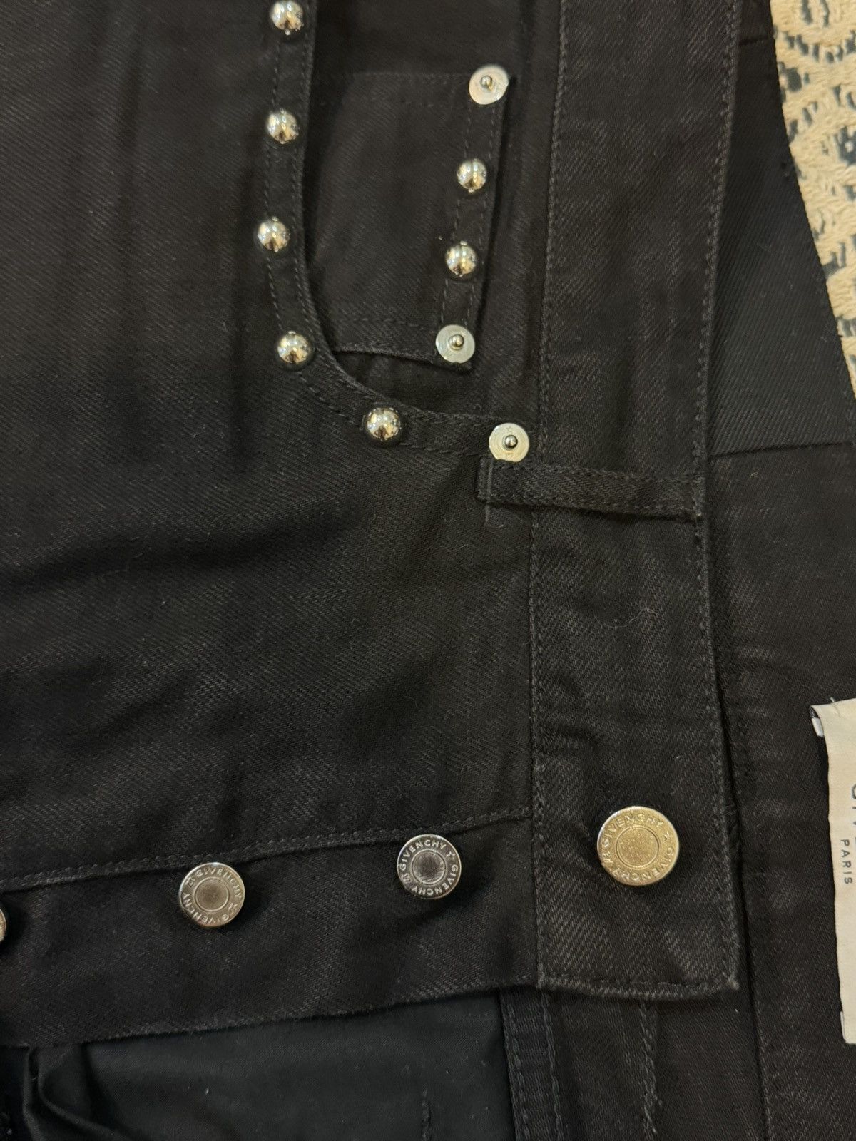 Givenchy Givenchy SS16 - Studded Denim Jean By Riccardo Tisci Size US 32 / EU 48 - 4 Thumbnail