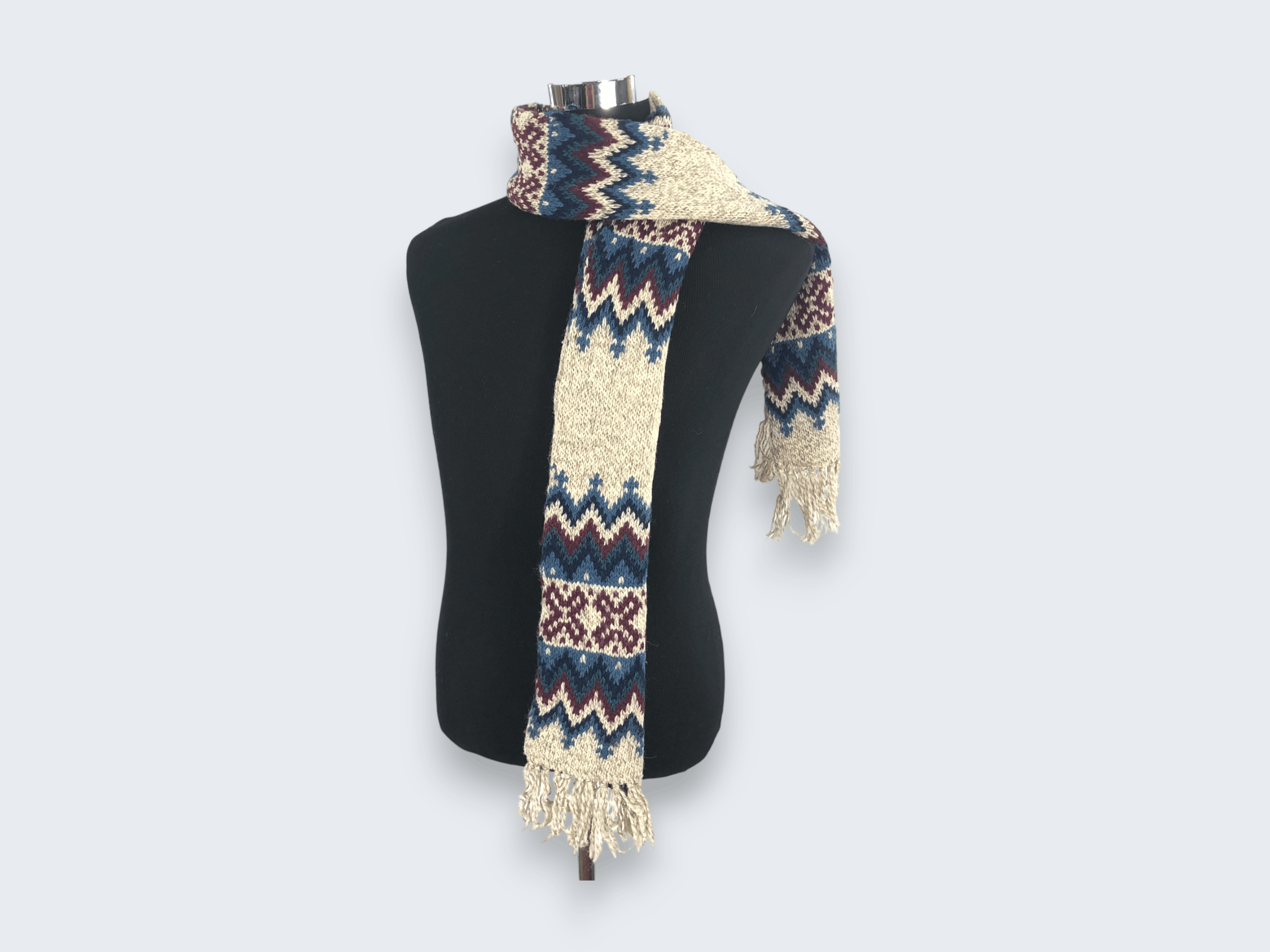 Vintage Vintage Navajo American Native Wool Scarf Muffler MF272 Size ONE SIZE - 2 Thumbnail