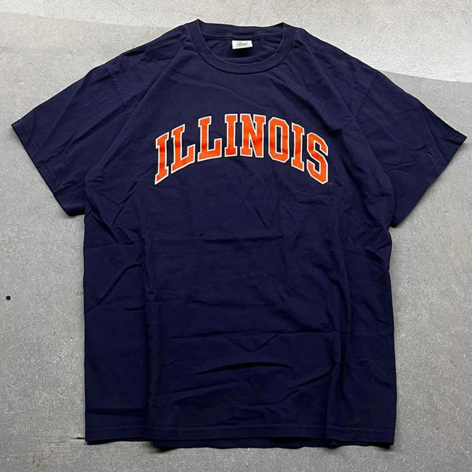 Delta Vintage 90s Made in Usa Delta Illinois University Tshirt L Size US L / EU 52-54 / 3 - 1 Thumbnail