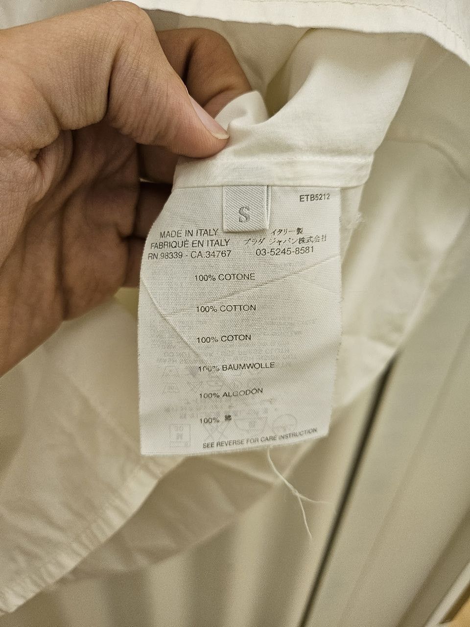 Prada Zip Pocket Shirt Size US S / EU 44-46 / 1 - 5 Thumbnail
