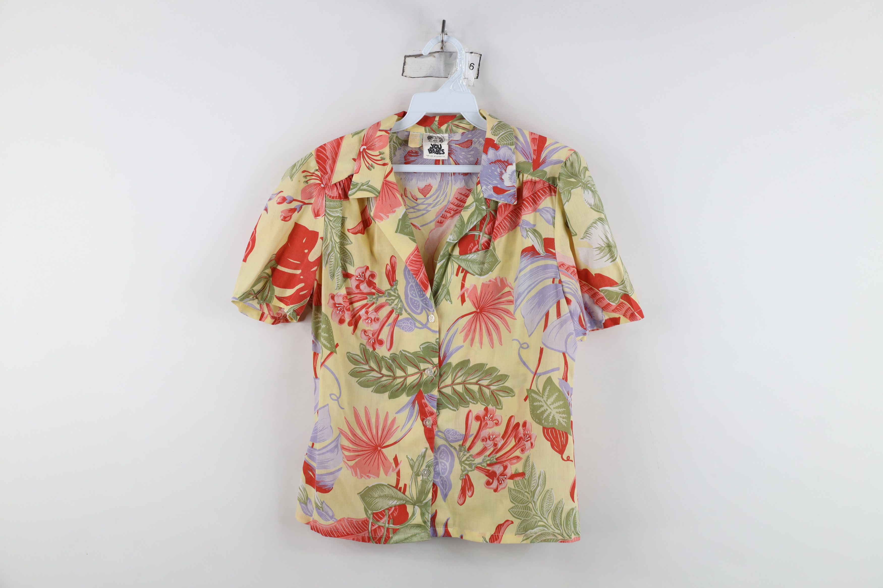 Vintage Vintage 70s Streetwear Flower Hawaiian Button Shirt USA Size L / US 10 / IT 46 - 1 Thumbnail