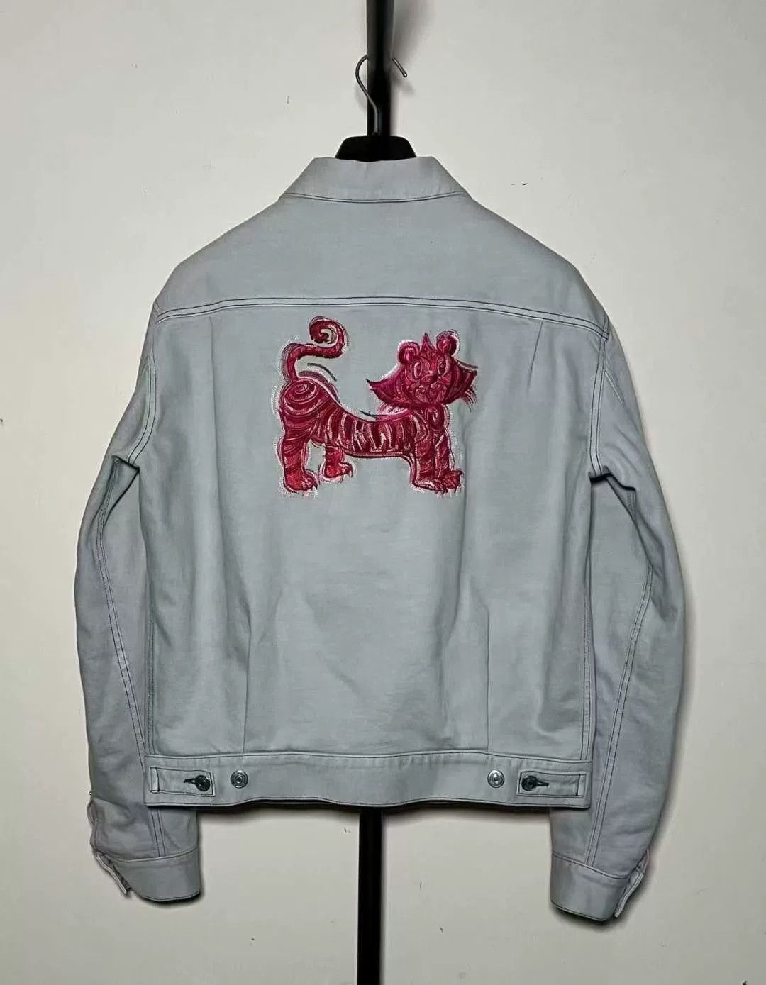 Dior Dior Gray Back Tiger Embroidery Jacket Size US M / EU 48-50 / 2 - 1 Thumbnail