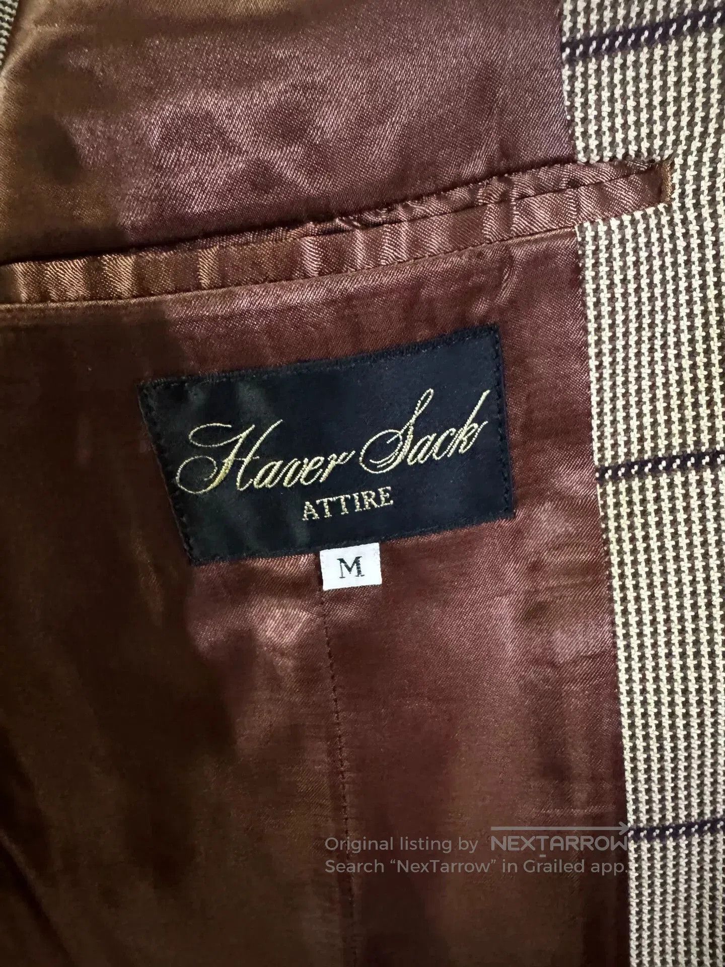 Japanese Brand Haversack Vintage Plaid Suit Jacket. Size US M / EU 48-50 / 2 - 7 Thumbnail