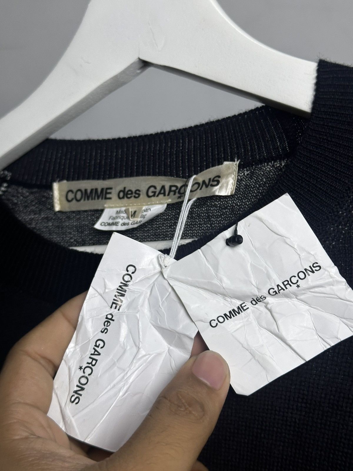 Comme des Garcons Comme Des Garcons Spellout Knitwear BNWT Size US M / EU 48-50 / 2 - 5 Thumbnail