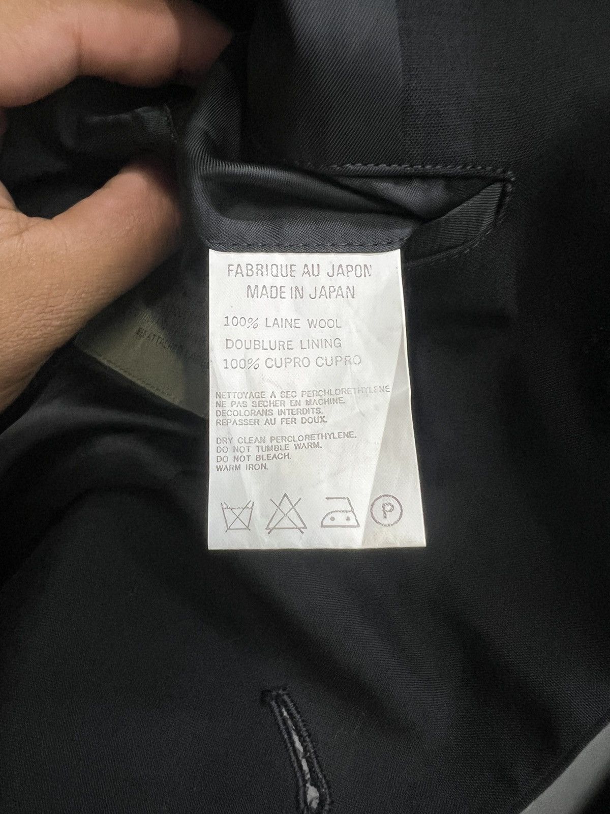 Yohji Yamamoto 🔥YOHJI YAMAMOTO BY Y'S FOR MEN CARE LABEL JACKET Size US L / EU 52-54 / 3 - 11 Thumbnail