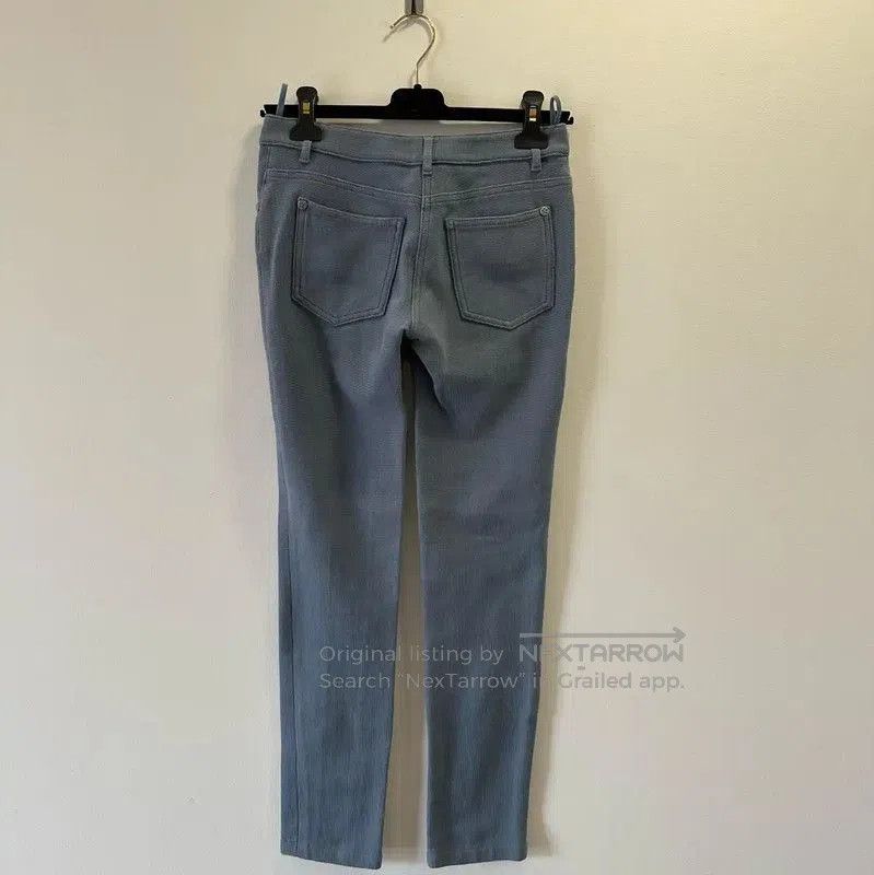 Chanel Chanel Light Blue Denim Women's Pants . Size 22" - 1 Thumbnail