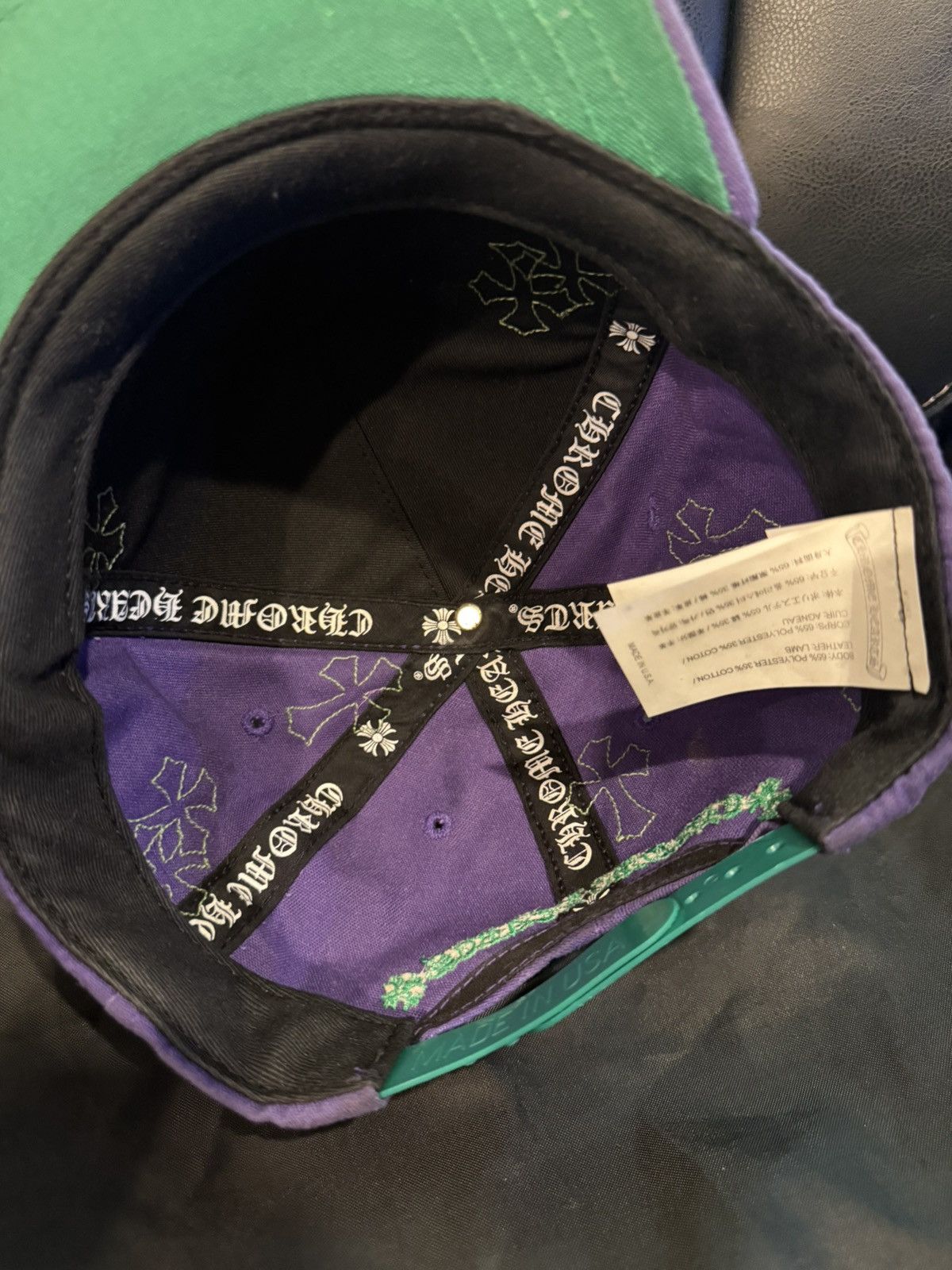 Chrome Hearts Chrome Hearts Purple Patch Trucker Hat Size ONE SIZE - 4 Thumbnail