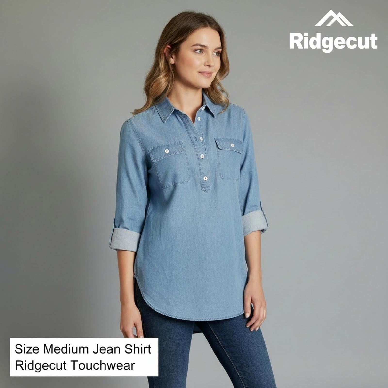 Other Ridgecut Touchwear Medium Jean Shirt Size M / US 6-8 / IT 42-44 - 2 Thumbnail