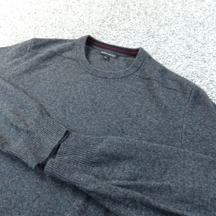 Banana Republic Banana Republic Sweater Mens XL Gray Merino Extra Fine Wool Pullover Crewneck Knit Shirt Size US XL / EU 56 / 4 - 2 Thumbnail