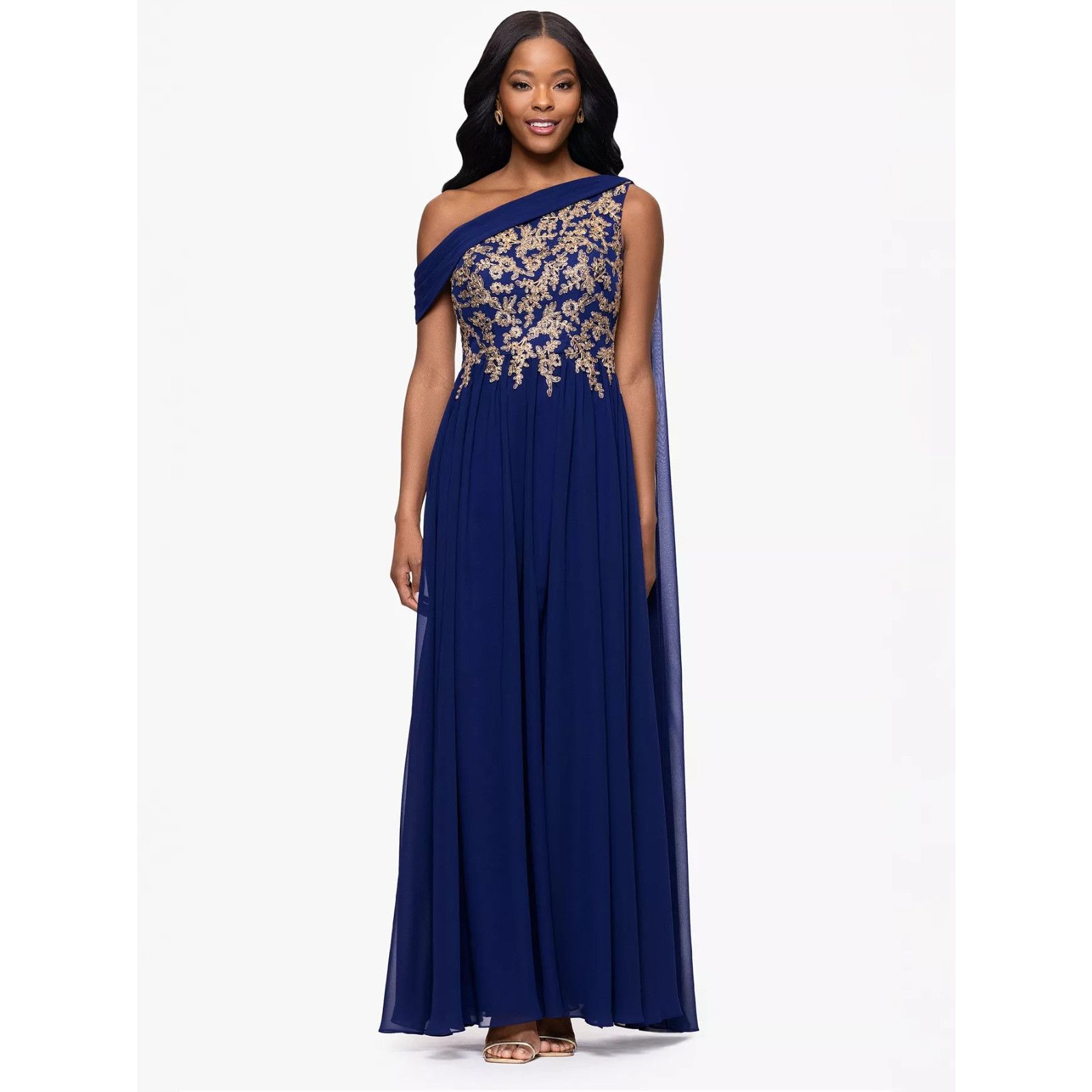 Other Betsy & Adam Women's Off-The-Shoulder 14, MSRP: 299$ Size XL / US 12-14 / IT 48-50 - 1 Thumbnail