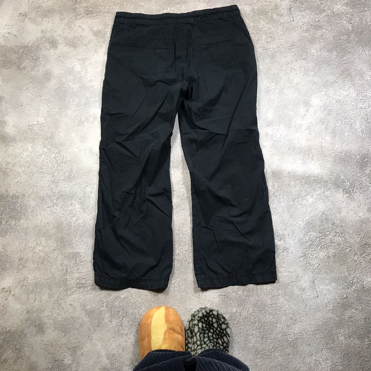 Vintage Vintage Y2K Baggy Cargo Pants Distressed Streetwear Logo 33 Size 33" - 3 Thumbnail