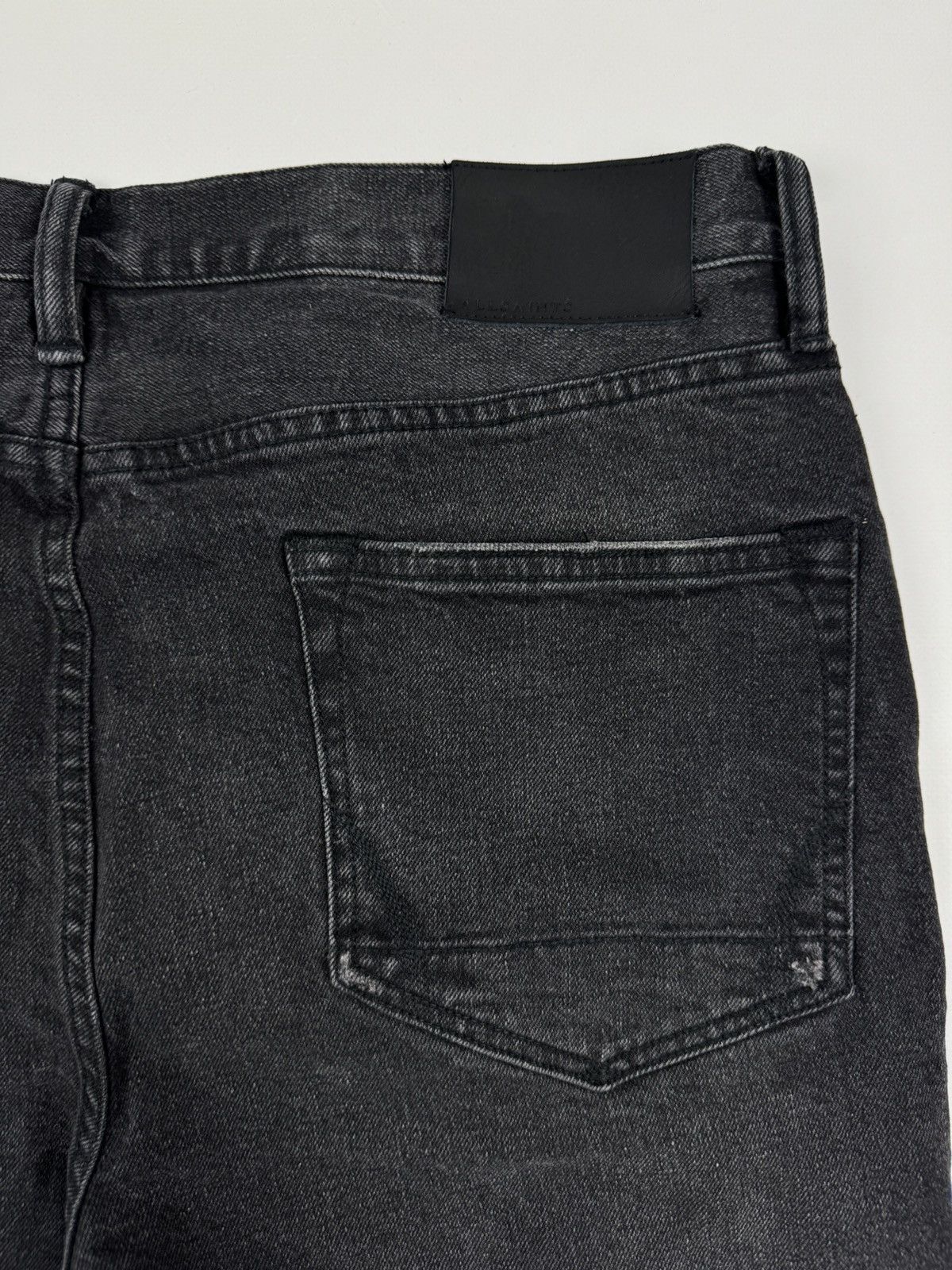 Allsaints AllSaints Battle Cigarette Distressed Slim Jeans Size US 34 / EU 50 - 14 Thumbnail
