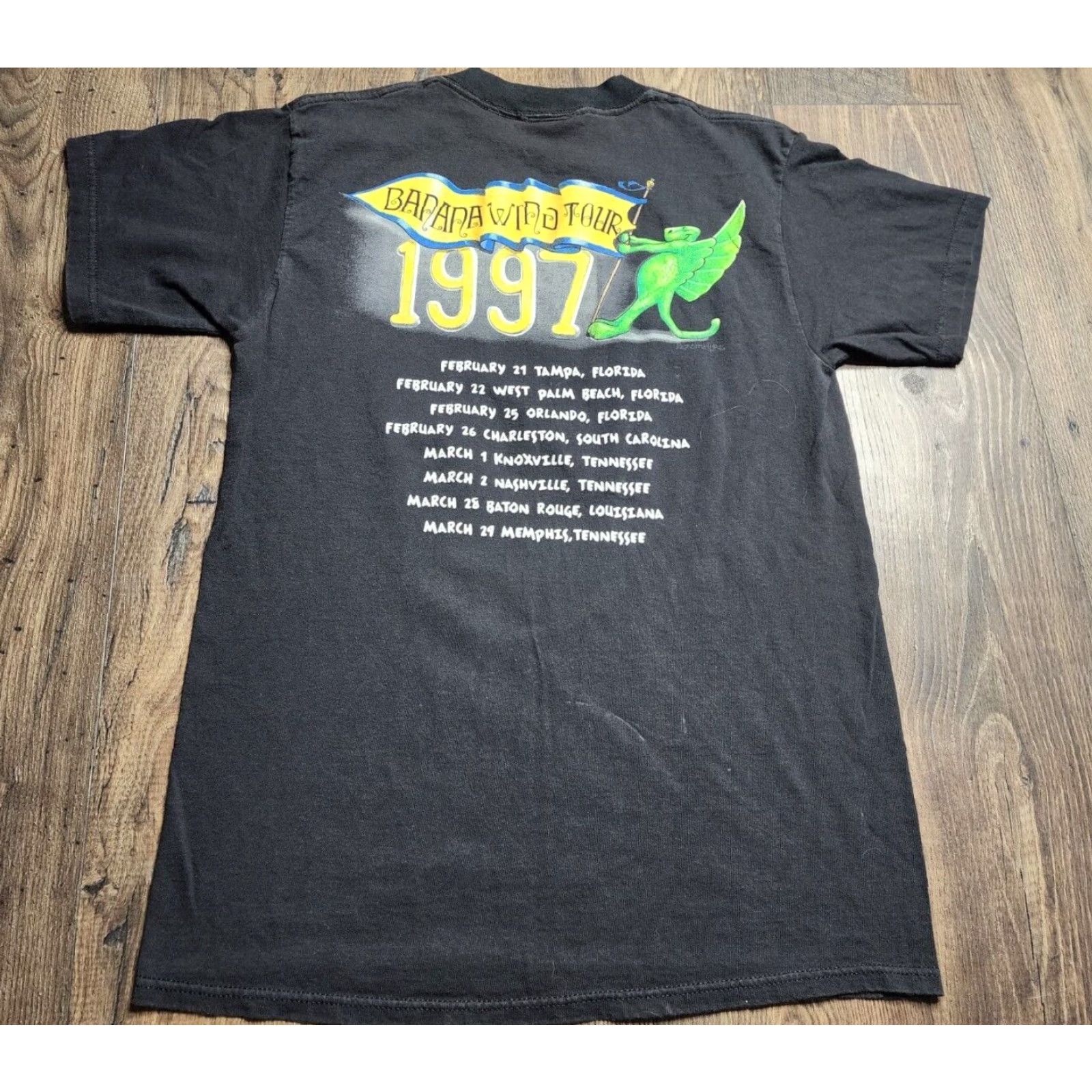 Vintage VINTAGE Giant Jimmy Buffet Tour Black Double Sided T Shirt Adult Large Mens Size US L / EU 52-54 / 3 - 2 Thumbnail