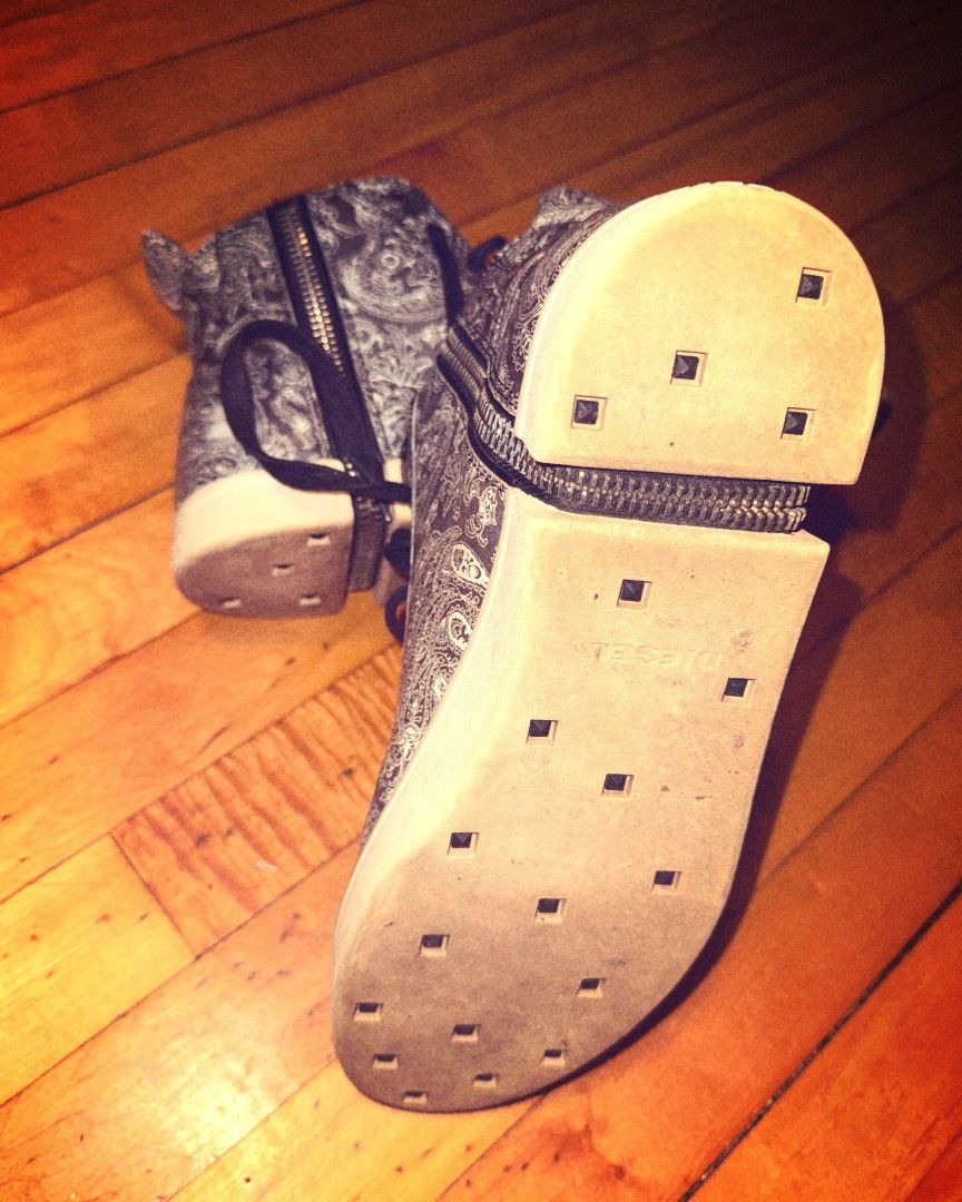 Diesel Diesel S-nentish Paisley Hi-tops Size US 11 / EU 44 - 3 Thumbnail