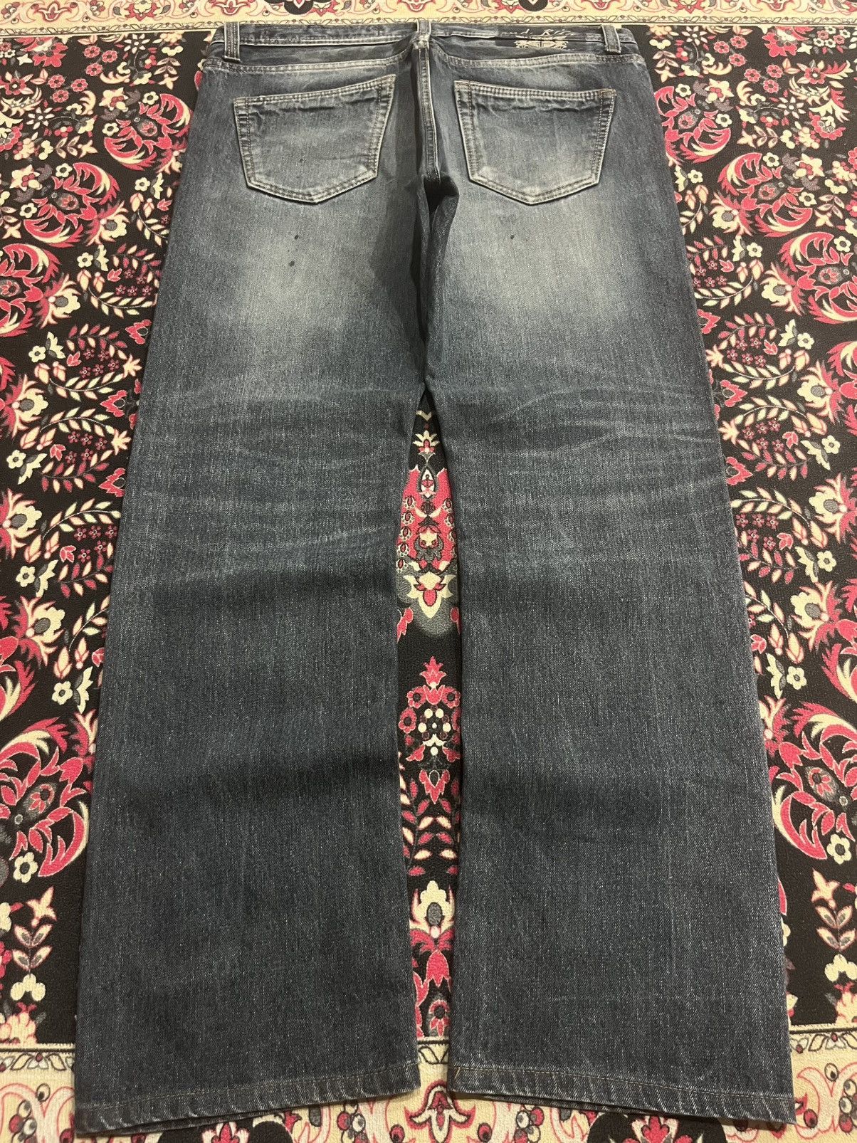 Japanese Brand Vintage Japanese Brand And Rica Sulphur Washed Whisker Jeans Size US 34 / EU 50 - 2 Thumbnail