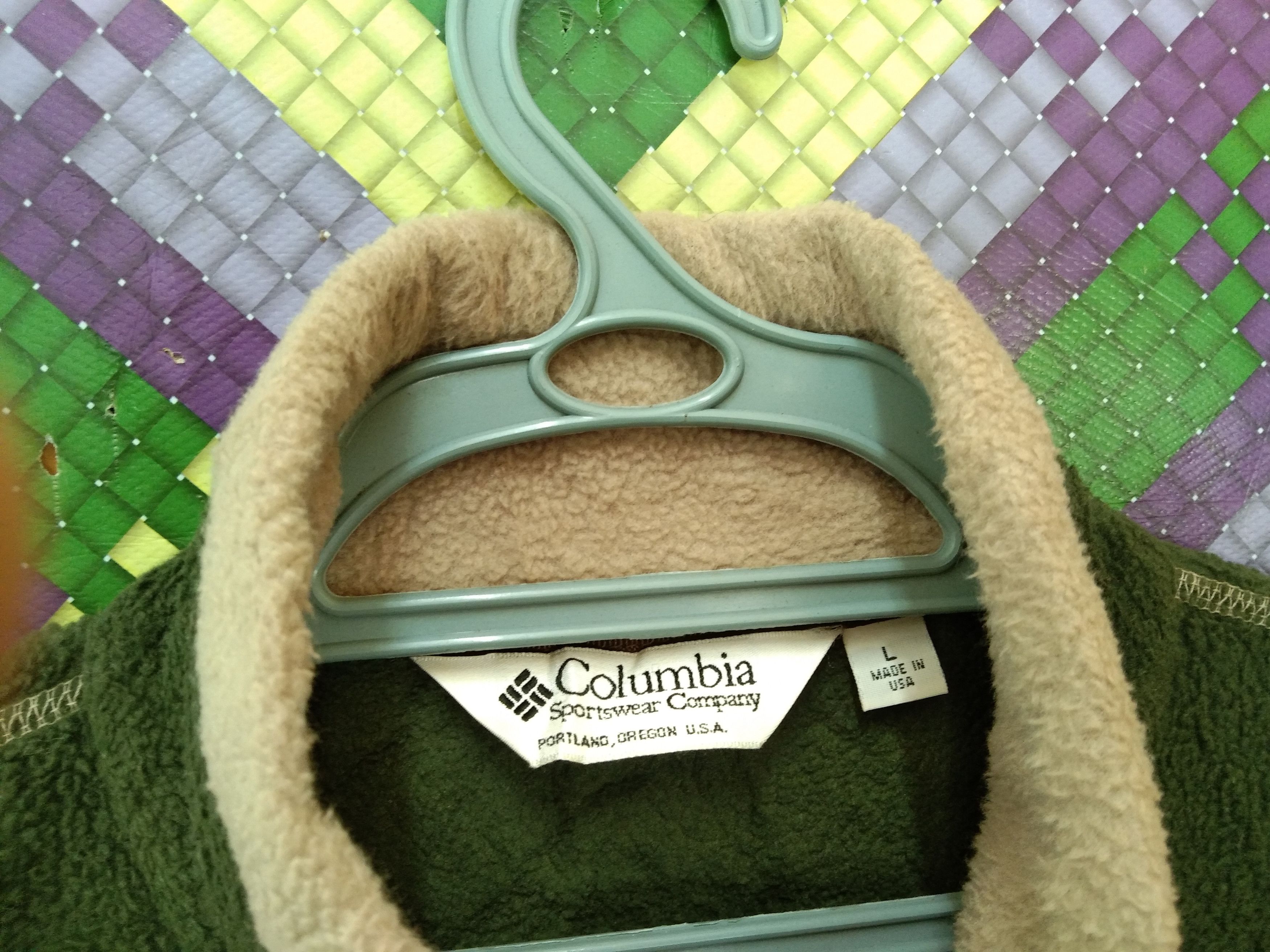 Columbia AW VINTAGE COLUMBIA HALF-ZIPPER FLEECE SWEATER Size US L / EU 52-54 / 3 - 8 Thumbnail