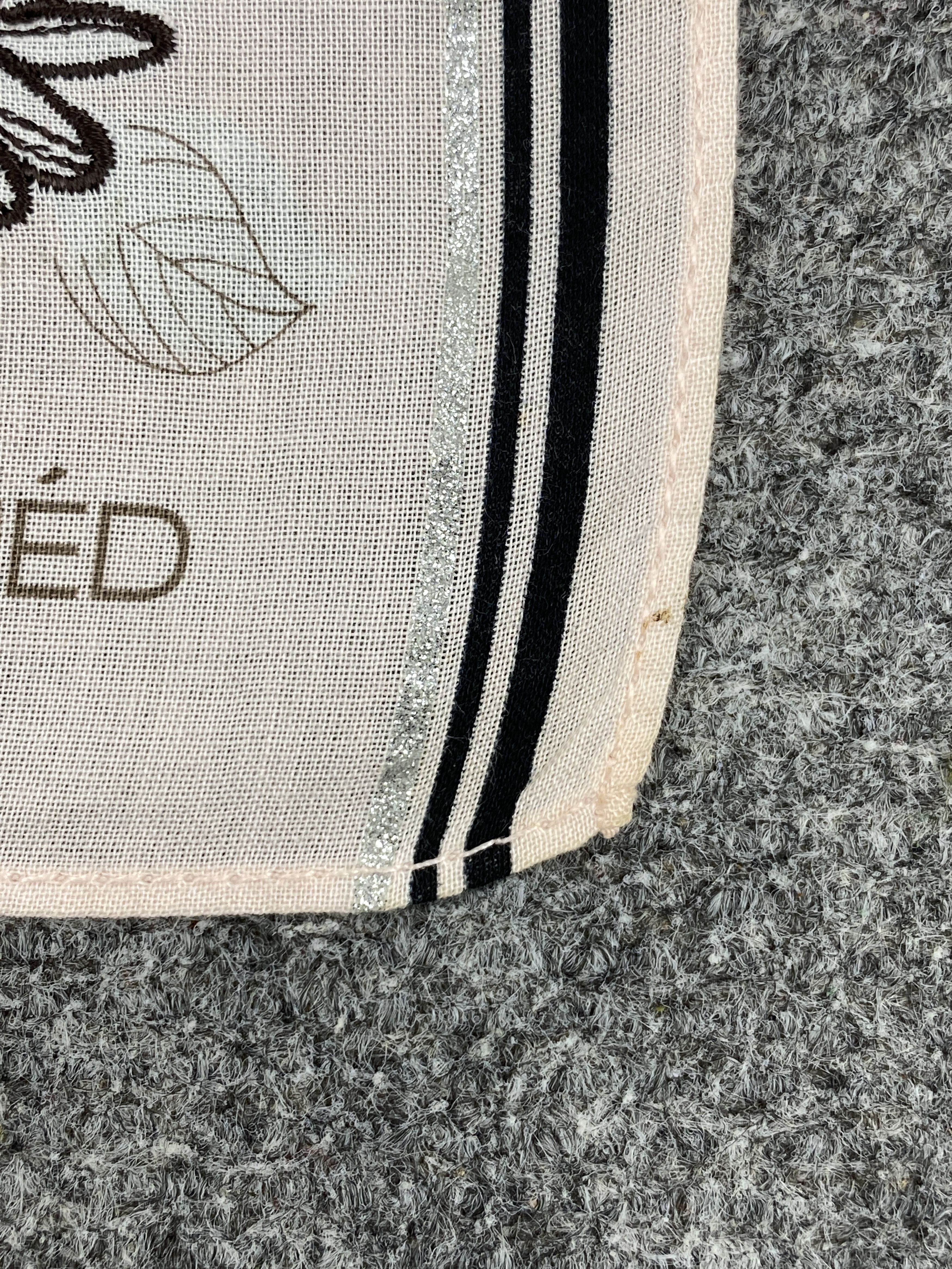 Vintage × Yohji Yamamoto Ined Handkerchief / Bandana / Neckerchief HKC0297 Size ONE SIZE - 6 Thumbnail