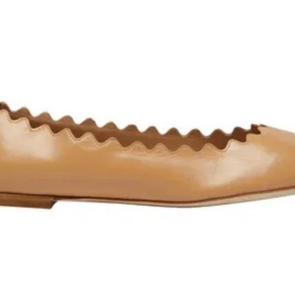 Chloe o1loc1c1024 Lauren Ballerinas in Beige Size US 5 / IT 35 - 1 Preview