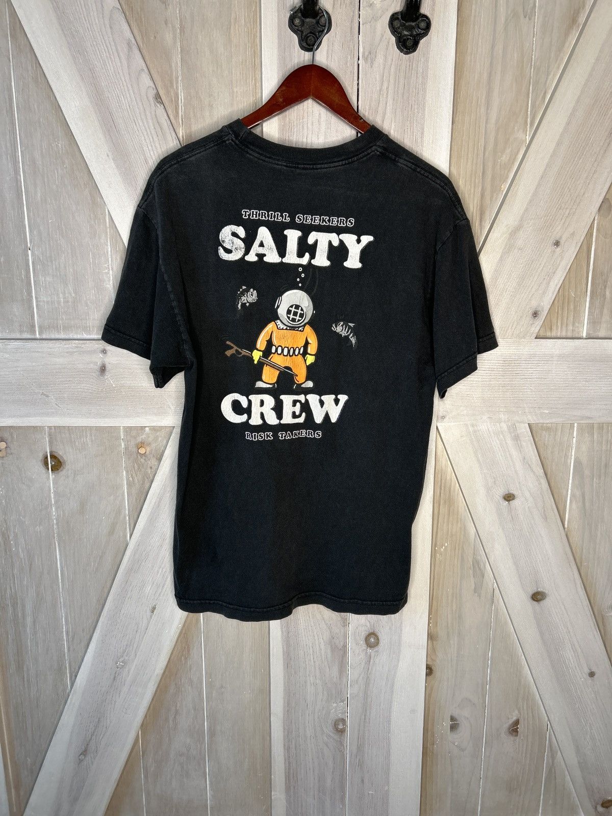 Vintage Vintage Salty Crew tshirt Size US L / EU 52-54 / 3 - 3 Thumbnail
