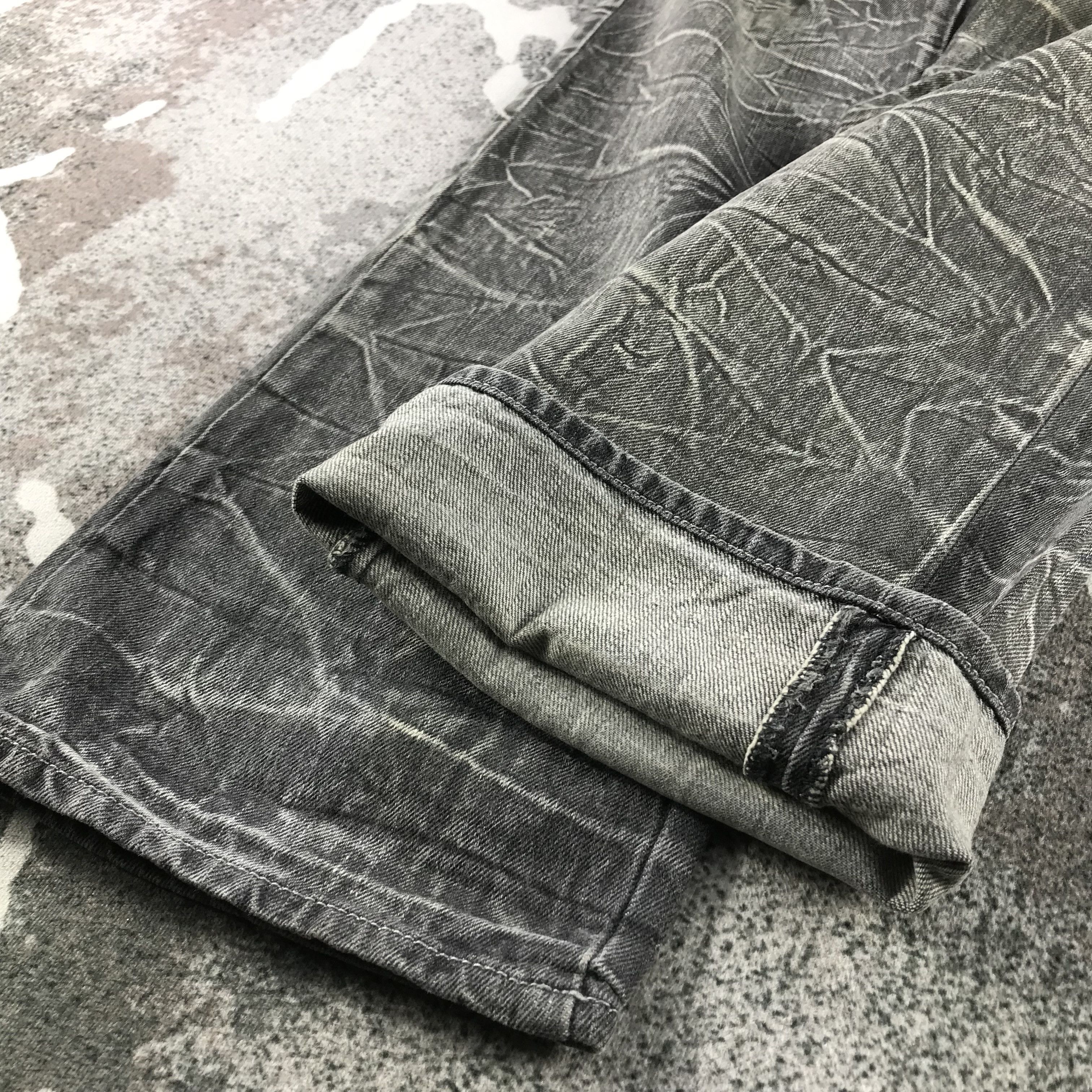Japanese Brand Dominate Handcrafted Jeans Faded Black Denim KJ3192 Size US 30 / EU 46 - 5 Thumbnail