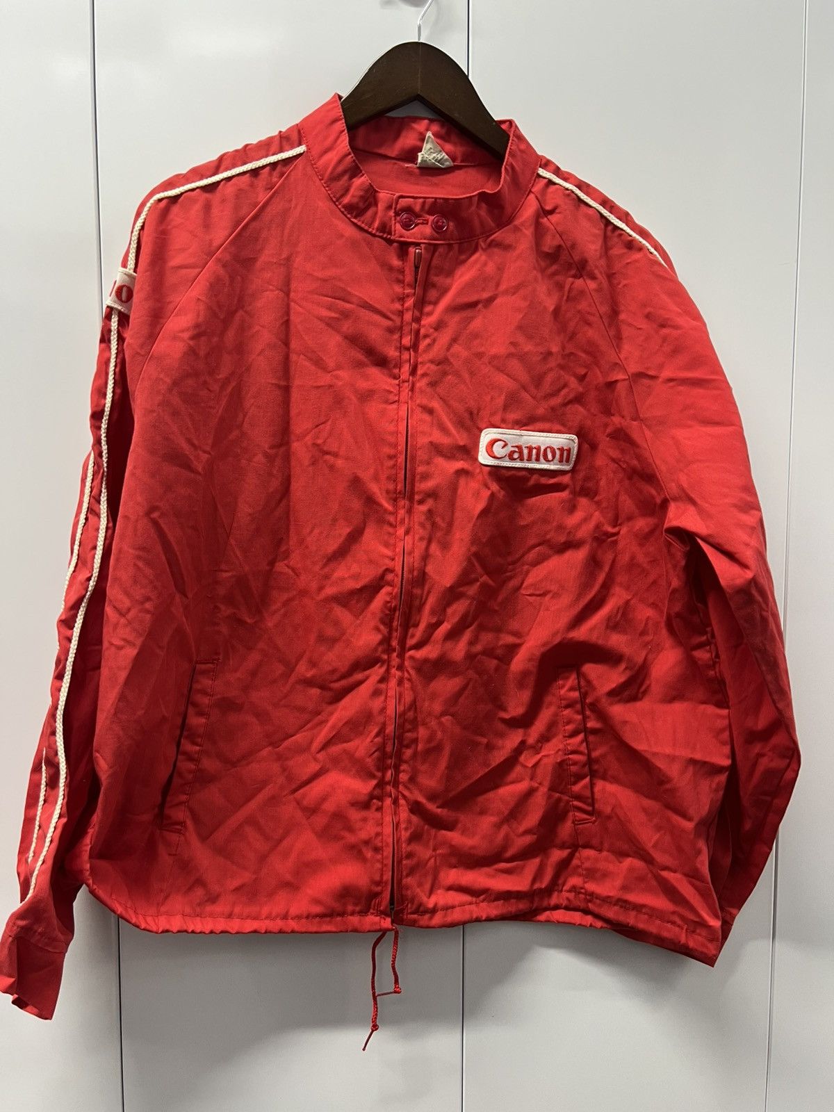 Vintage 80's VTG Vintage Canon Film Camera Retro Windbreaker Jacket Size US XL / EU 56 / 4 - 1 Thumbnail