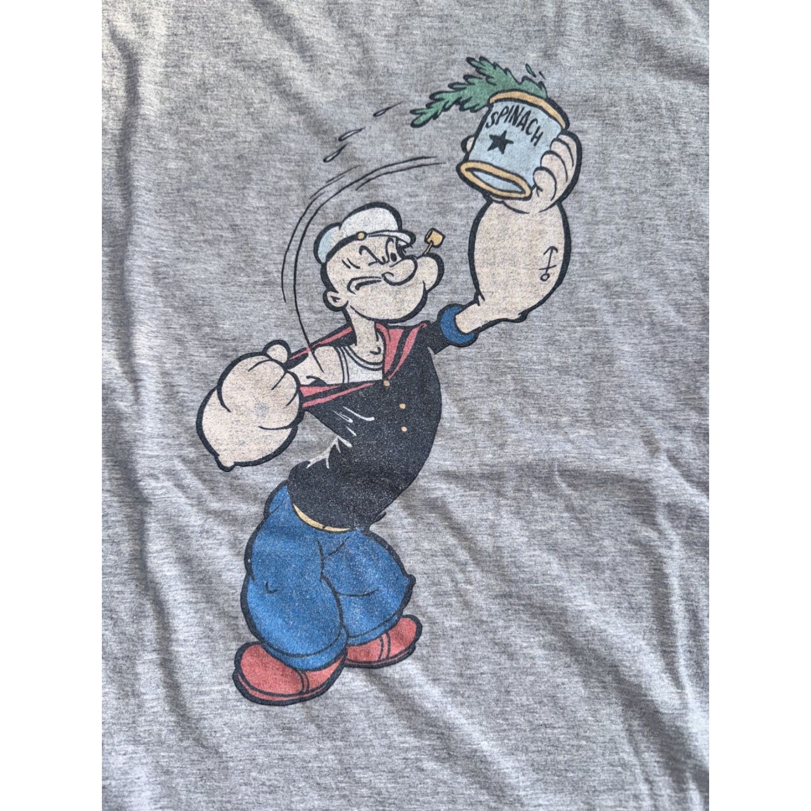 Vintage Popeye The Sailor Man T-Shirt Grey XL Men Regular XL Gilman Soft Shirt Boys? Size US XL / EU 56 / 4 - 2 Thumbnail