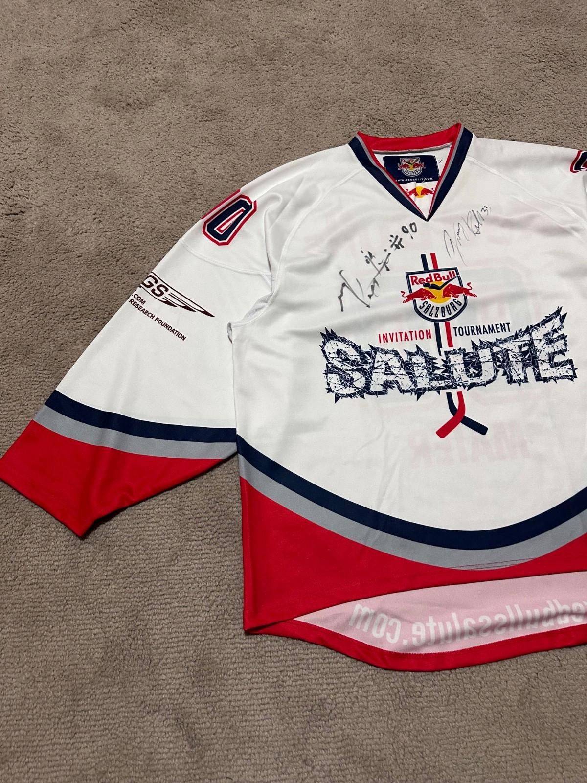 Reebok EC Red Bull Salzburg #90 MAIER Ice Hockey Jersey Shirt XXL Size US XXL / EU 58 / 5 - 2 Thumbnail