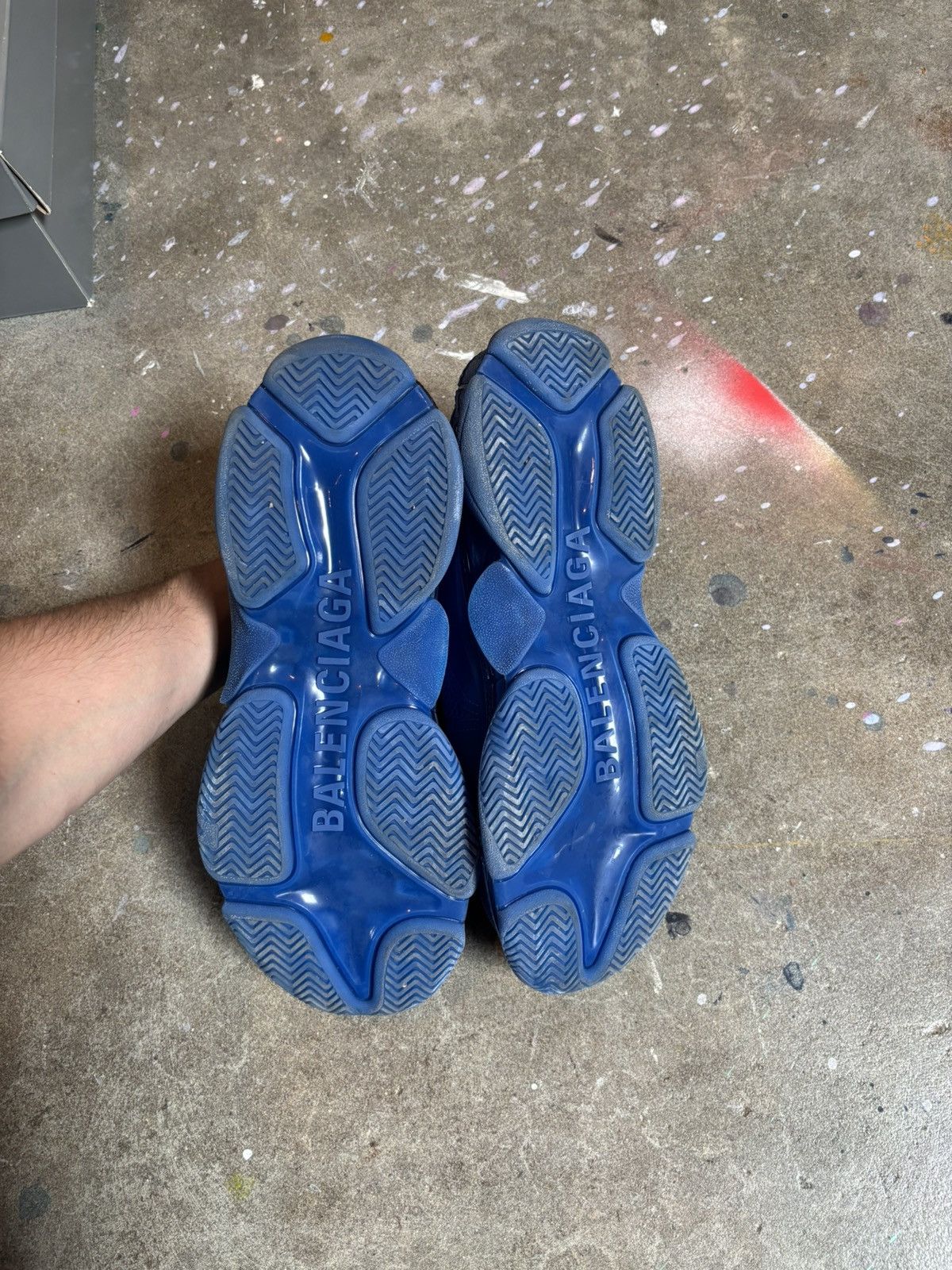 Balenciaga Balenciaga Triple S Blue size 45 Size US 12 / EU 45 - 7 Thumbnail