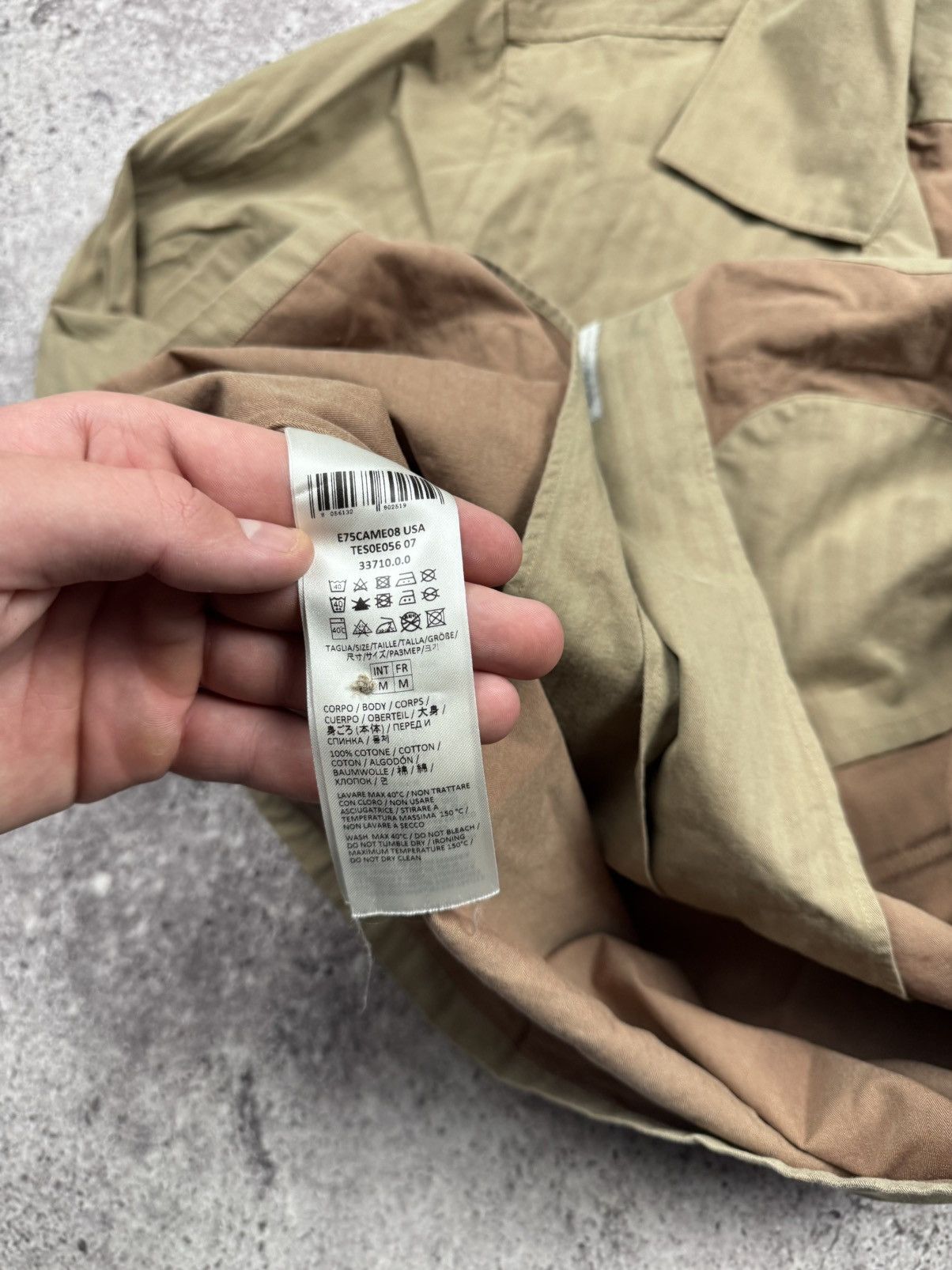 Eleventy Eleventy Multipocket Japanesse Jacket Beige Striped Size US M / EU 48-50 / 2 - 7 Thumbnail