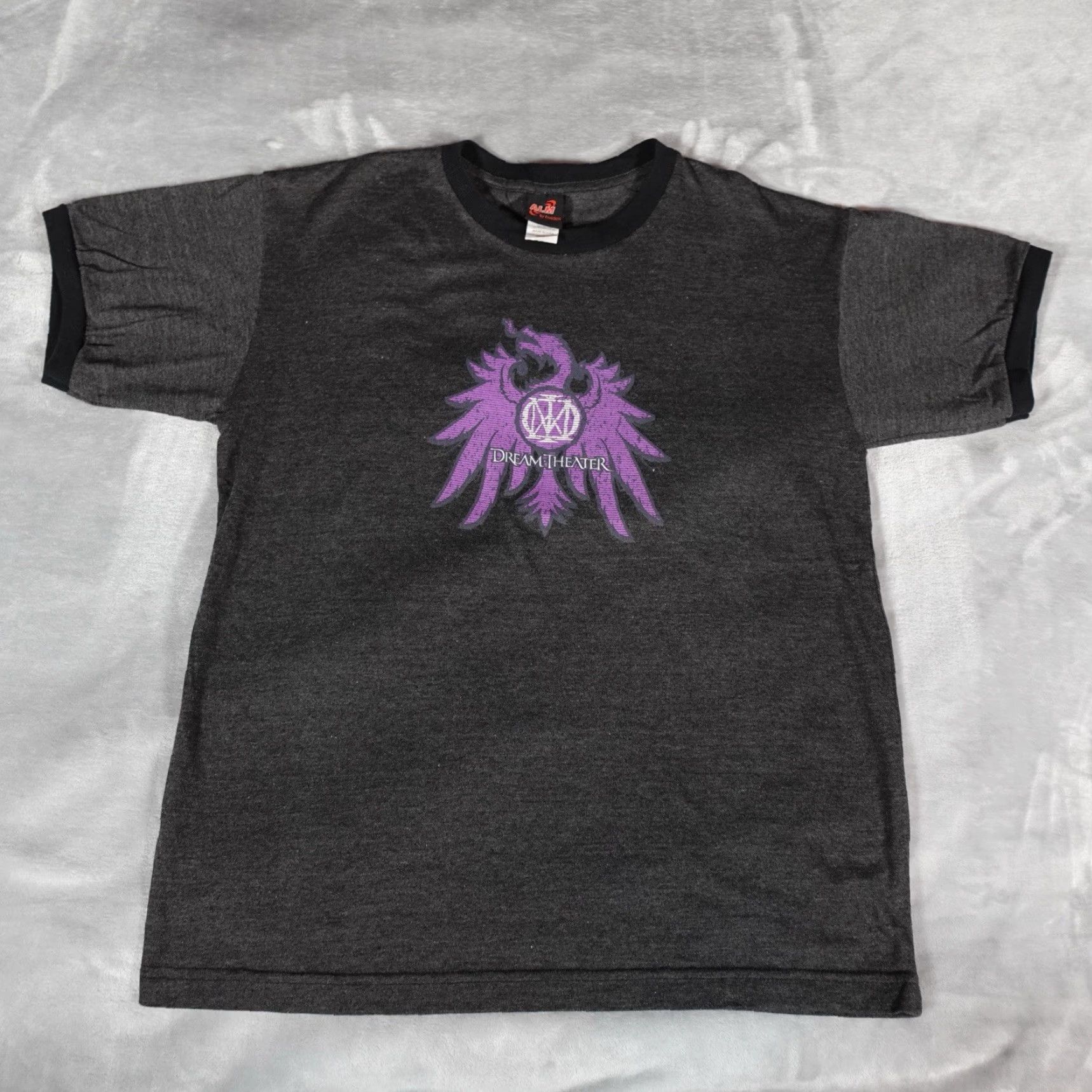 Vintage VINTAGE Dream Theater Band Ringer T-Shirt Women XL Gray Music USA 2000s Size XL / US 12-14 / IT 48-50 - 2 Thumbnail