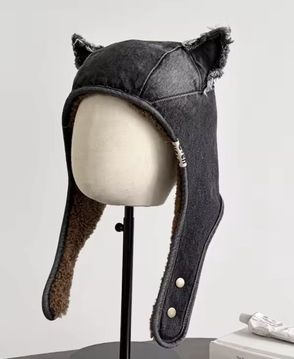 Other Washed Warm Trapper Vintage Retro Style Hat Size ONE SIZE - 1 Thumbnail