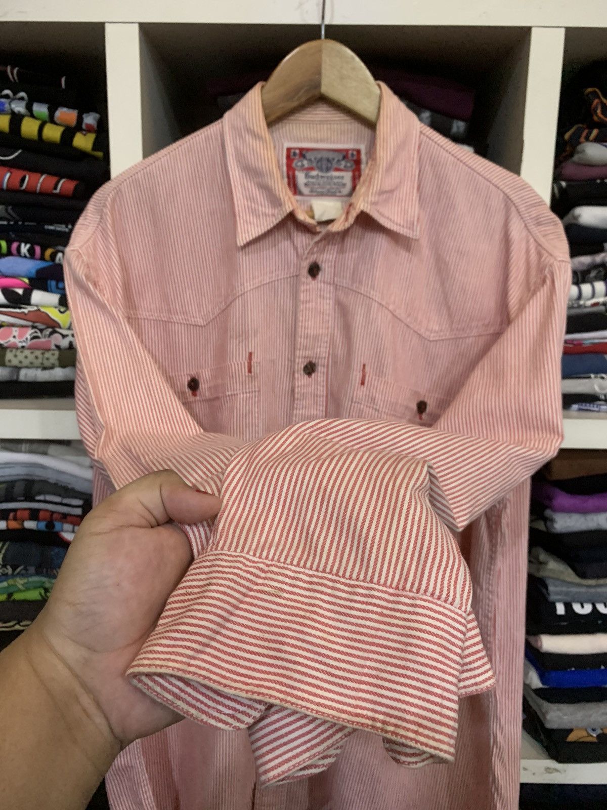Budweiser × Vintage Vintage Budweiser Button Shirt Size US L / EU 52-54 / 3 - 6 Thumbnail