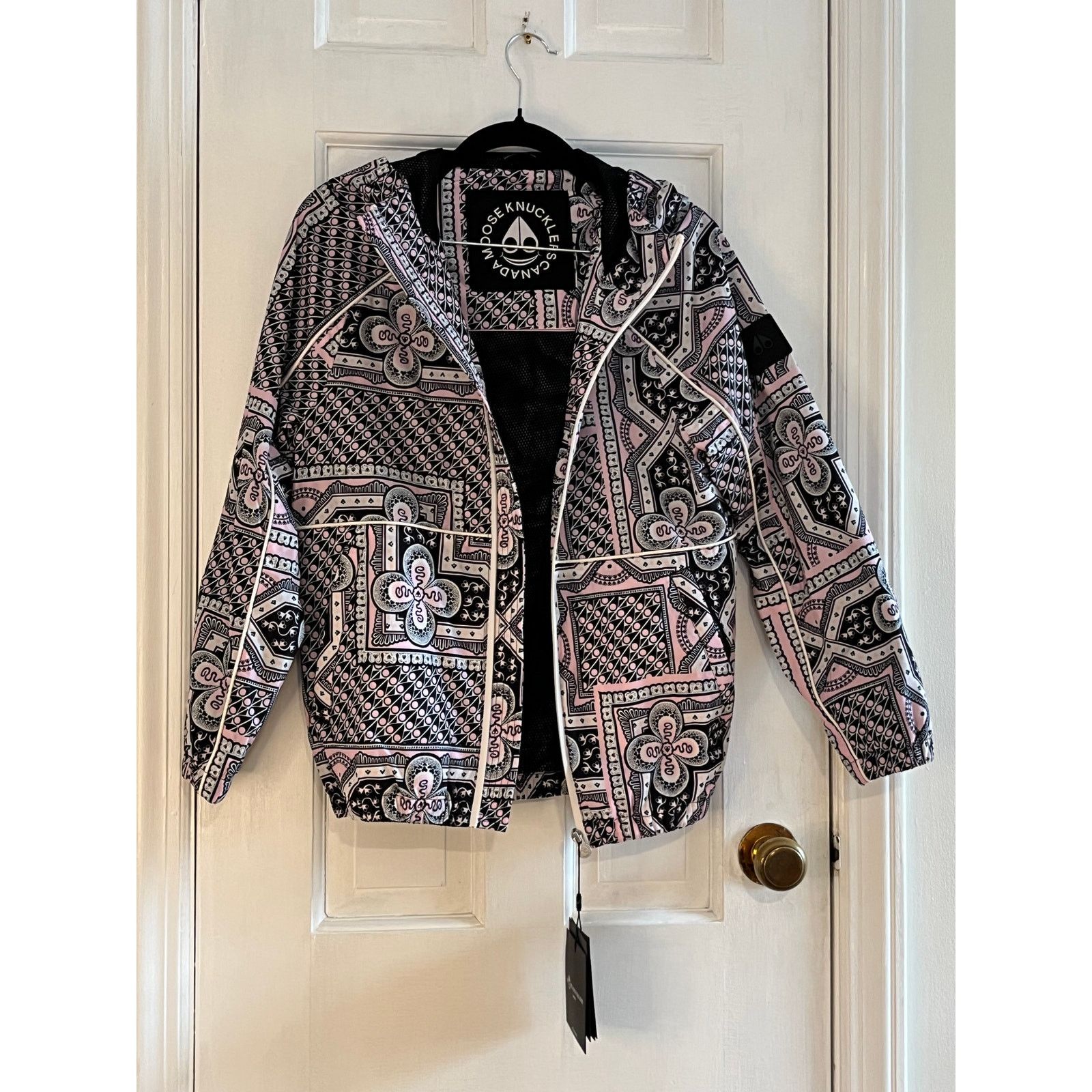 Moose Knuckles NWT Moose Knuckles Girls Pink Print Windbreaker | Size M Size S / US 4 / IT 40 - 2 Thumbnail