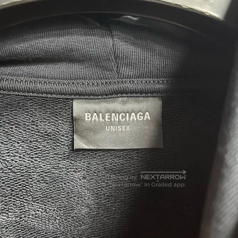 Balenciaga Balenciaga Black Logo Print Hoodie. Size US S / EU 44-46 / 1 - 2 Thumbnail