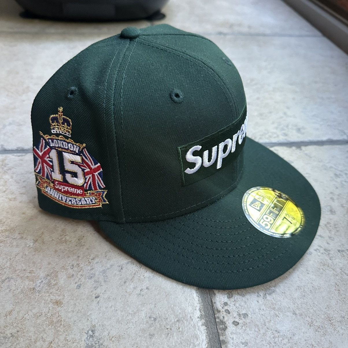 New Era × Supreme Supreme Rings Box Logo New Era® 7 5/8 | Grailed