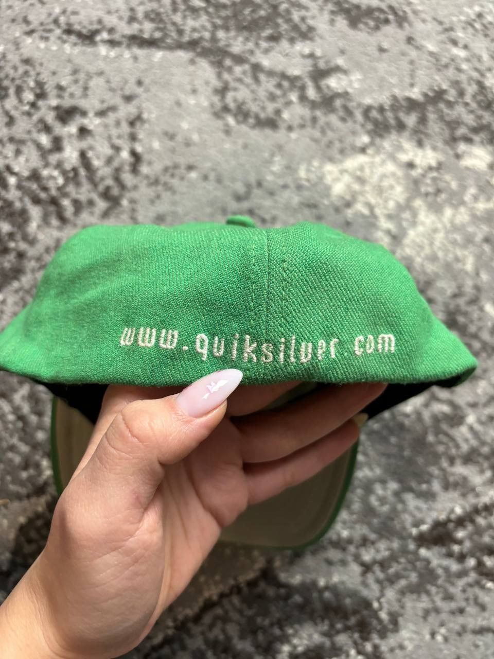 Quiksilver × Vintage Vintage Y2K Quiksilver Surf Style Skate Embroidered Logo Cap Size ONE SIZE - 8 Thumbnail