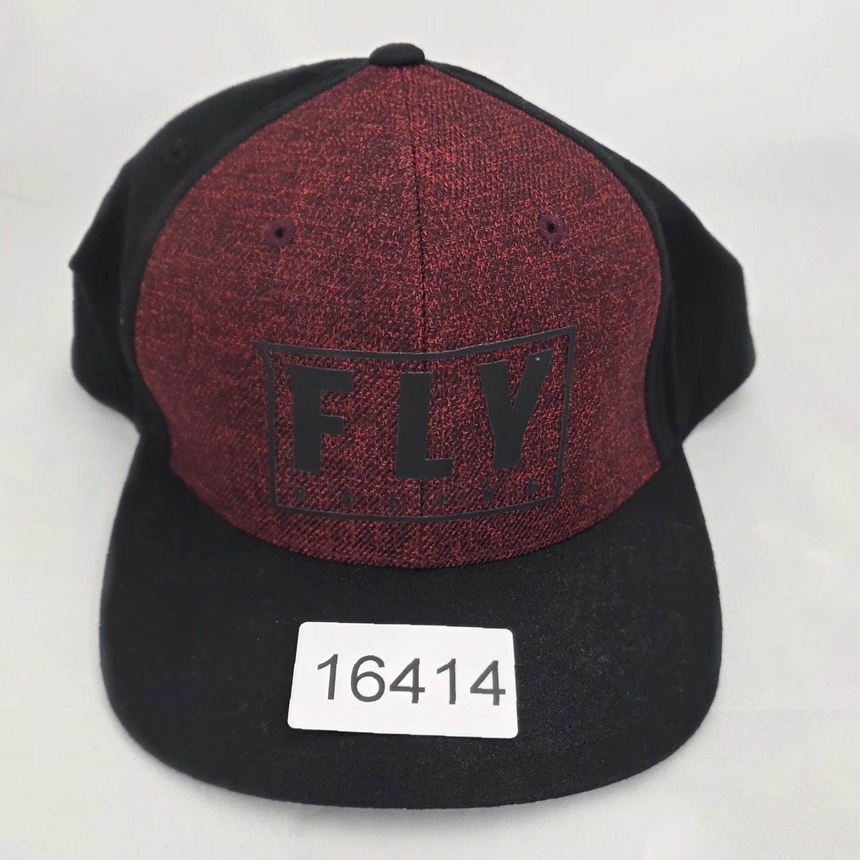 Vintage VINTAGE Fly Racing Hat Adjustable Snap Back Red/Black Sport Cap Cotton One Size Men Baseball Cap Red Sport Hat Mens Size ONE SIZE - 7 Thumbnail