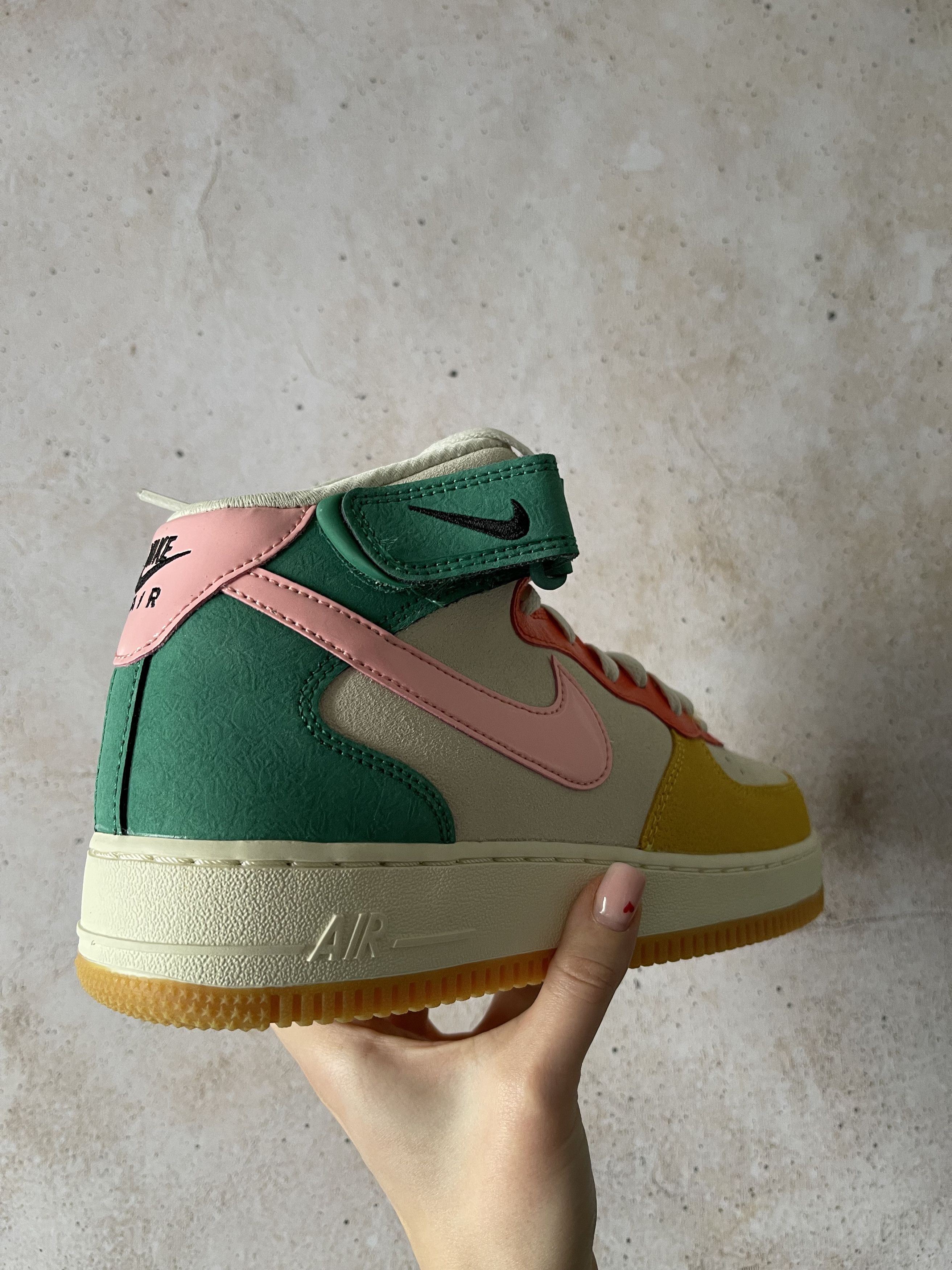 Nike Nike Air Force 1 Mid NH Vivid Sulfur Rush Orange Size US 9.5 / EU 42-43 - 4 Thumbnail