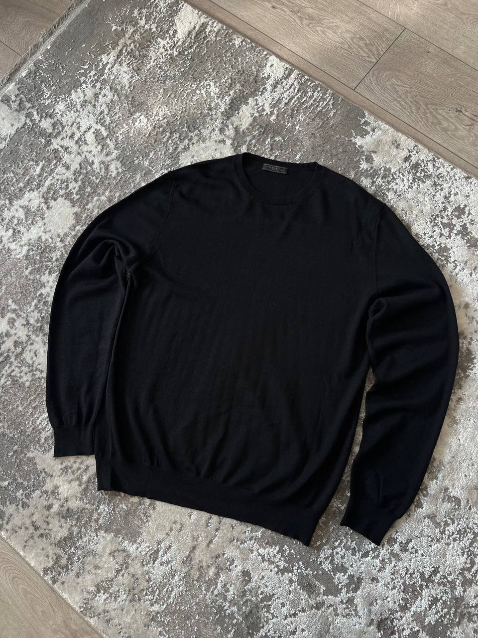 image of Luxury Prada Y2K Sweater in Black, Men's (Size XL)