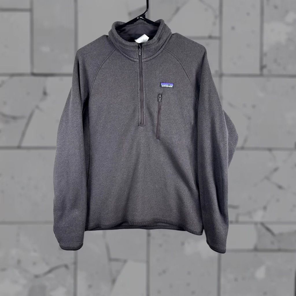 Patagonia Patagonia Jacket Mens Medium Gray 1/4 Zip Fleece Pullover Thermal Hiking Size US M / EU 48-50 / 2 - 1 Thumbnail