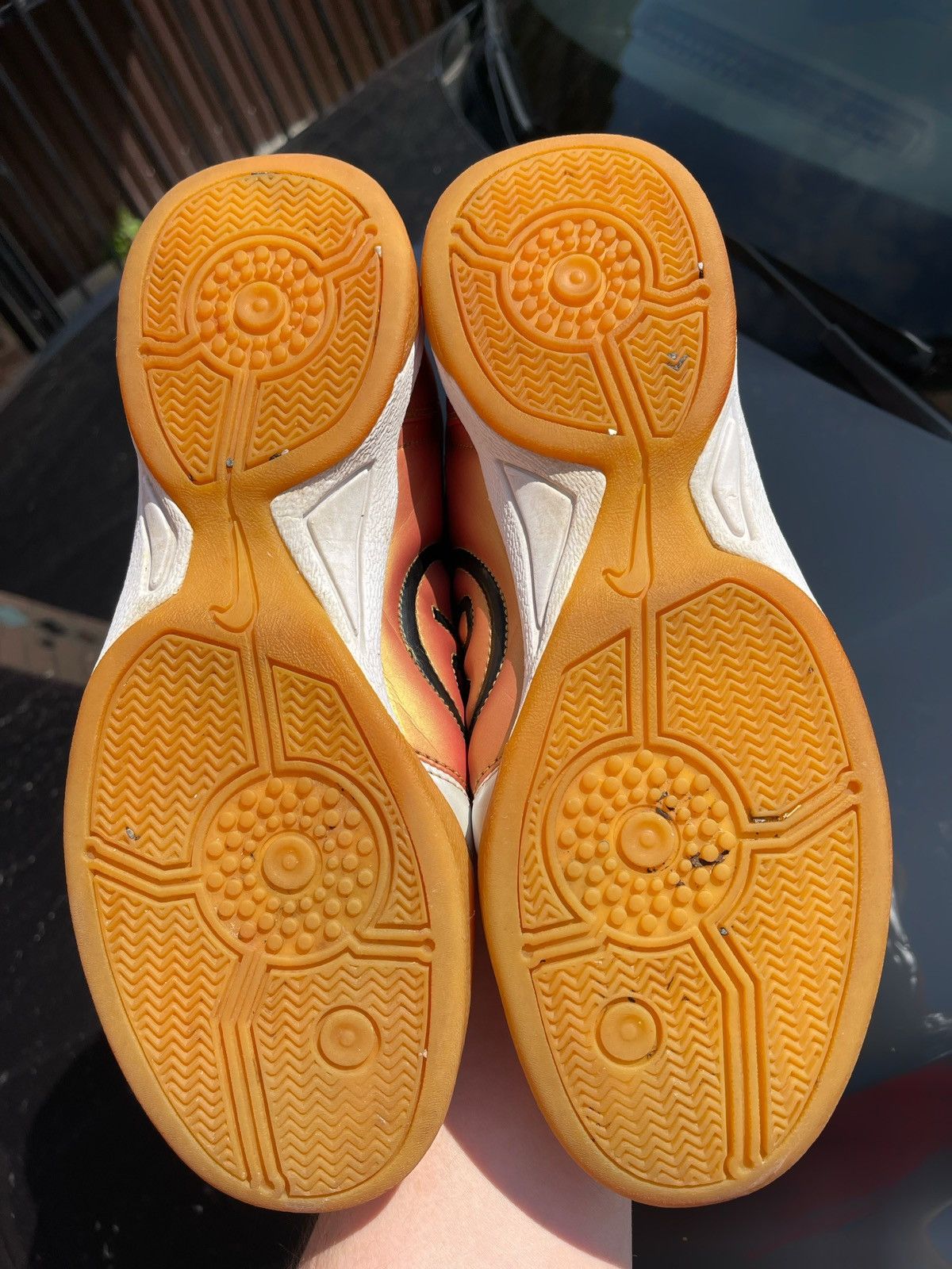 Vintage Nike Total 90 III IC Indoor Shoes Gold 9.5US Air zoom Size US 9.5 / EU 42-43 - 9 Thumbnail
