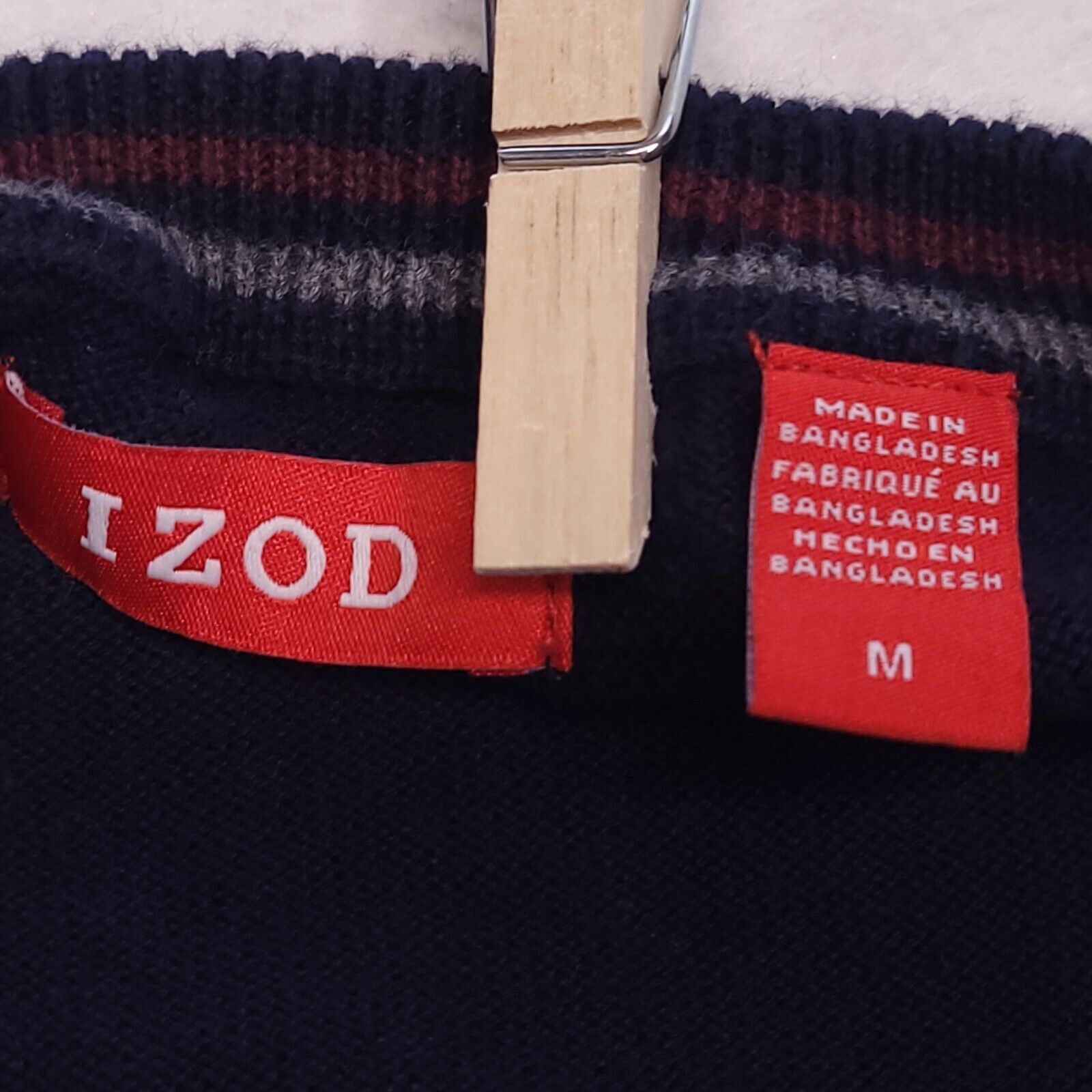 Izod IZOD Casual Pullover Sweater Vest Mens Size Medium M Blue Size US M / EU 48-50 / 2 - 3 Thumbnail