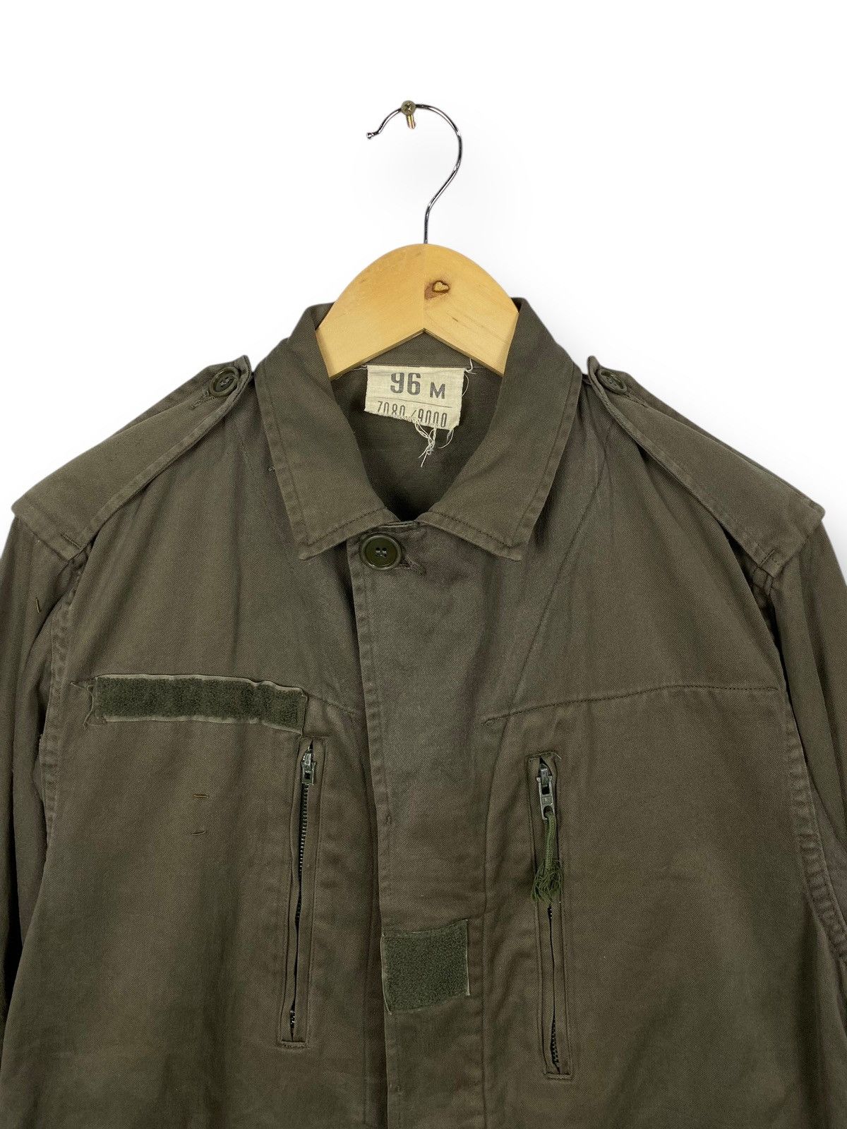 Vintage Vintage 80s 1984 Sapivog Uxegney Army Military Jacket. #D10 Size US M / EU 48-50 / 2 - 2 Thumbnail